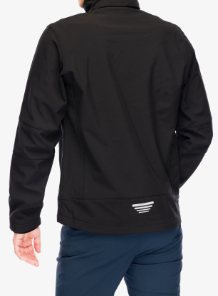 Softshellová bunda CMP Vivo Jacket Zip Hood - nero
