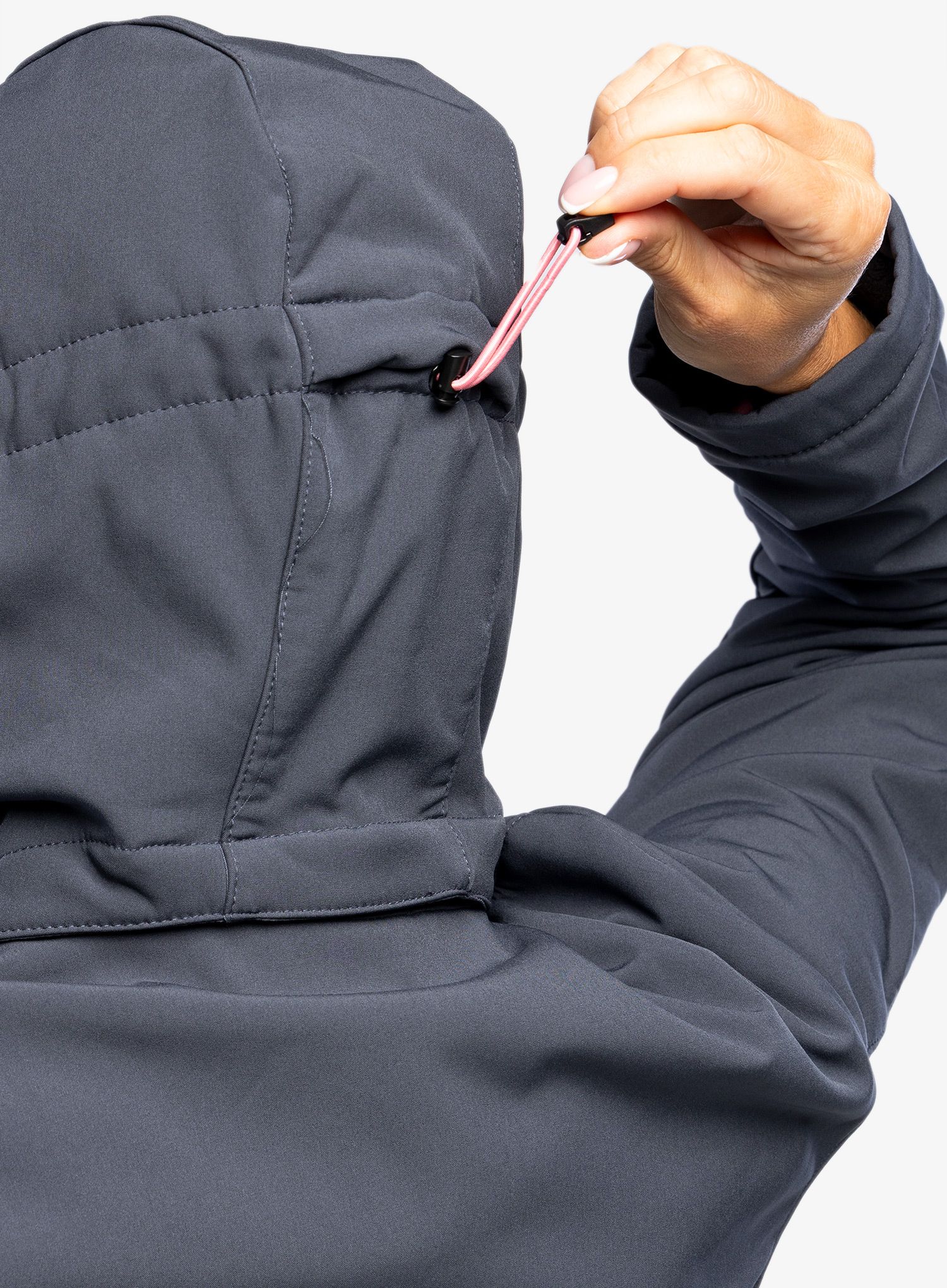 Dámská bunda CMP Wilma Jacket Zip Hood - titanio/nero