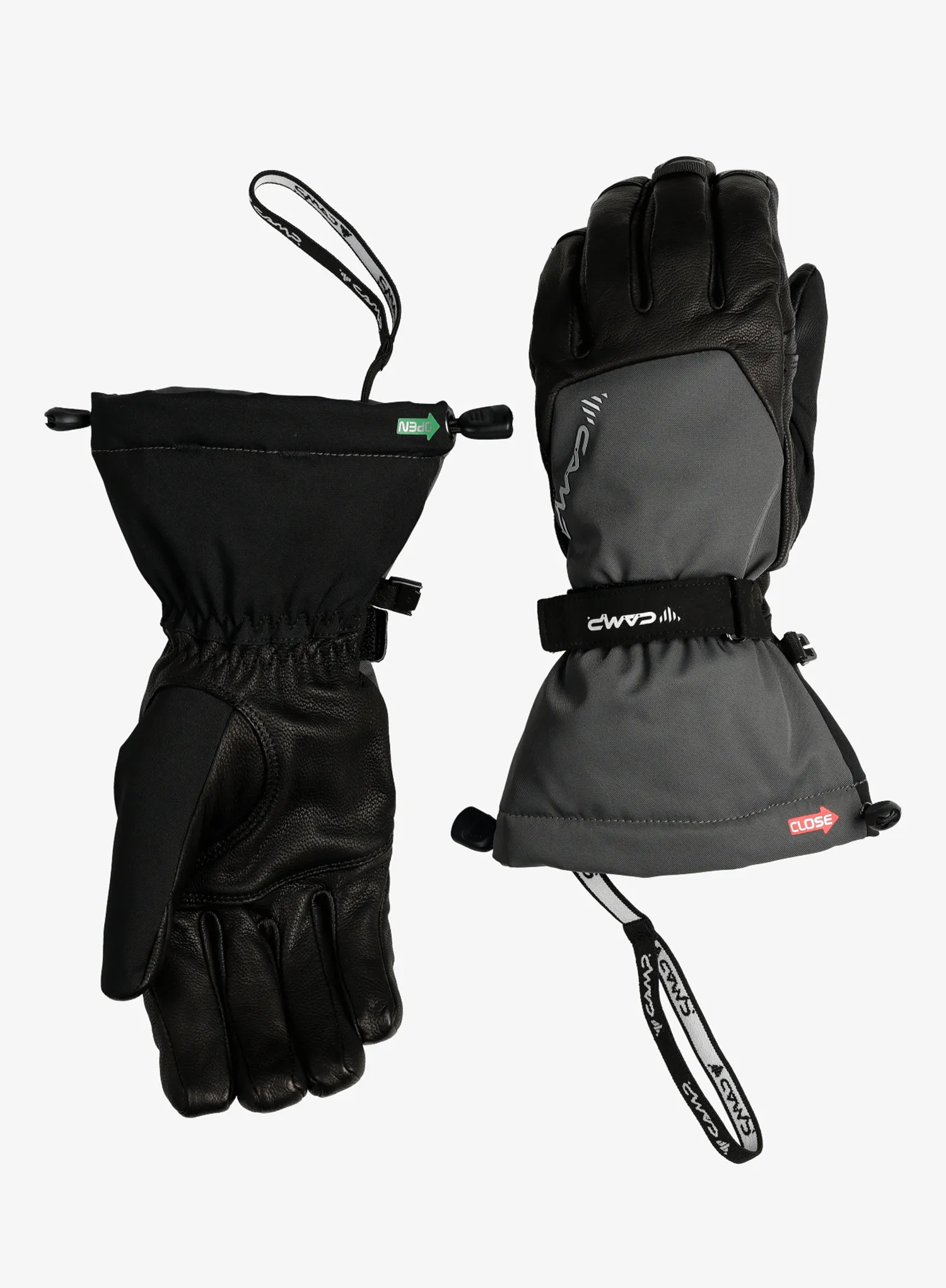Rukavice Camp Geko Alpine - black/grey