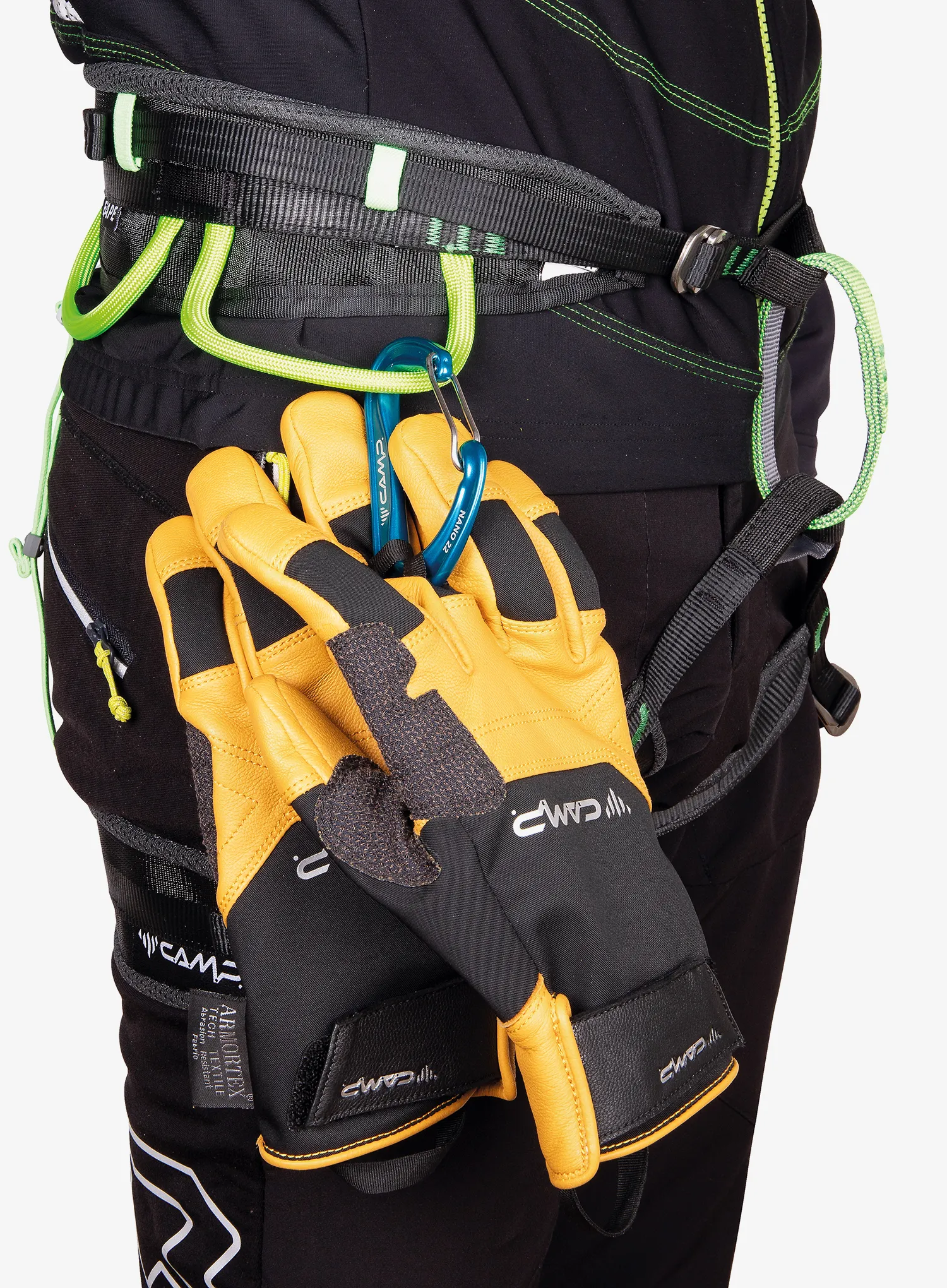 Rukavice Camp Geko Grip - black/yellow