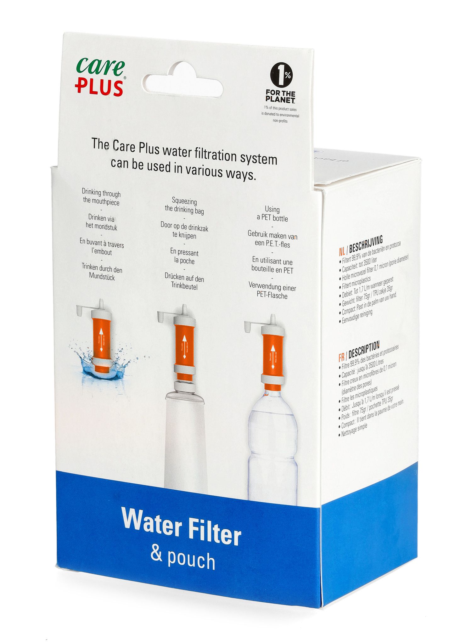 Vodní filtr Care Plus Water Filter - sunrise orange