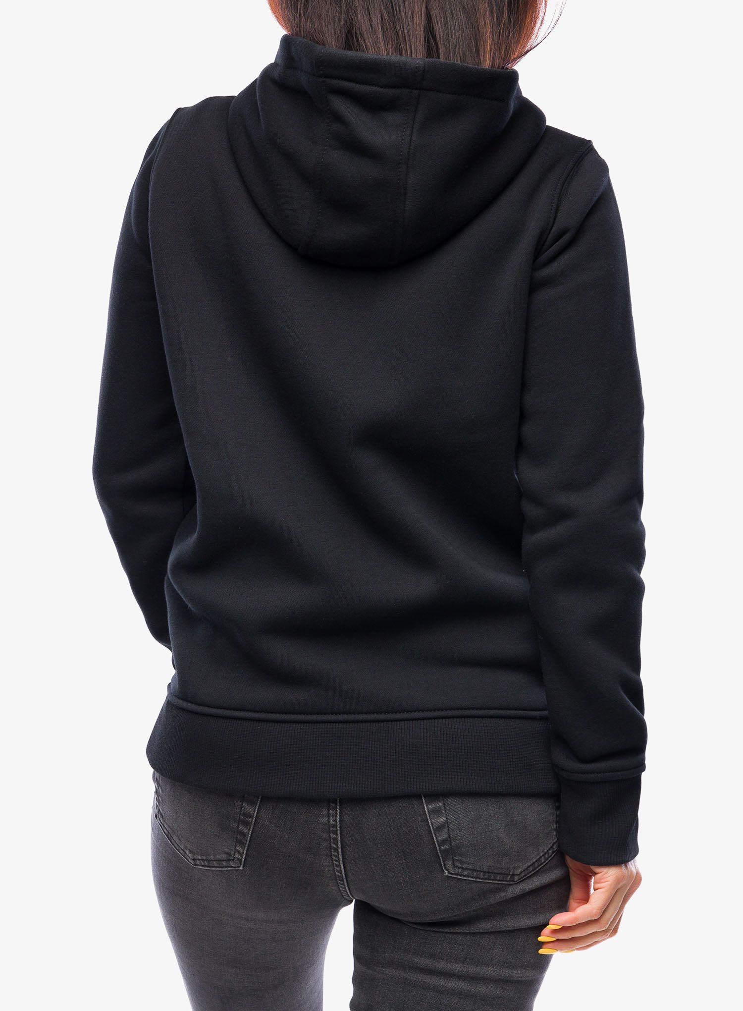 Dámská mikina s kapucí Carhartt Clarksburg Zip Sweatshirt - black