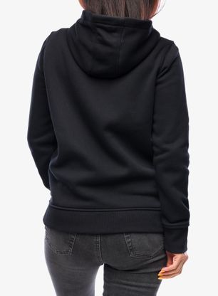 Dámská mikina s kapucí Carhartt Clarksburg Zip Sweatshirt - black