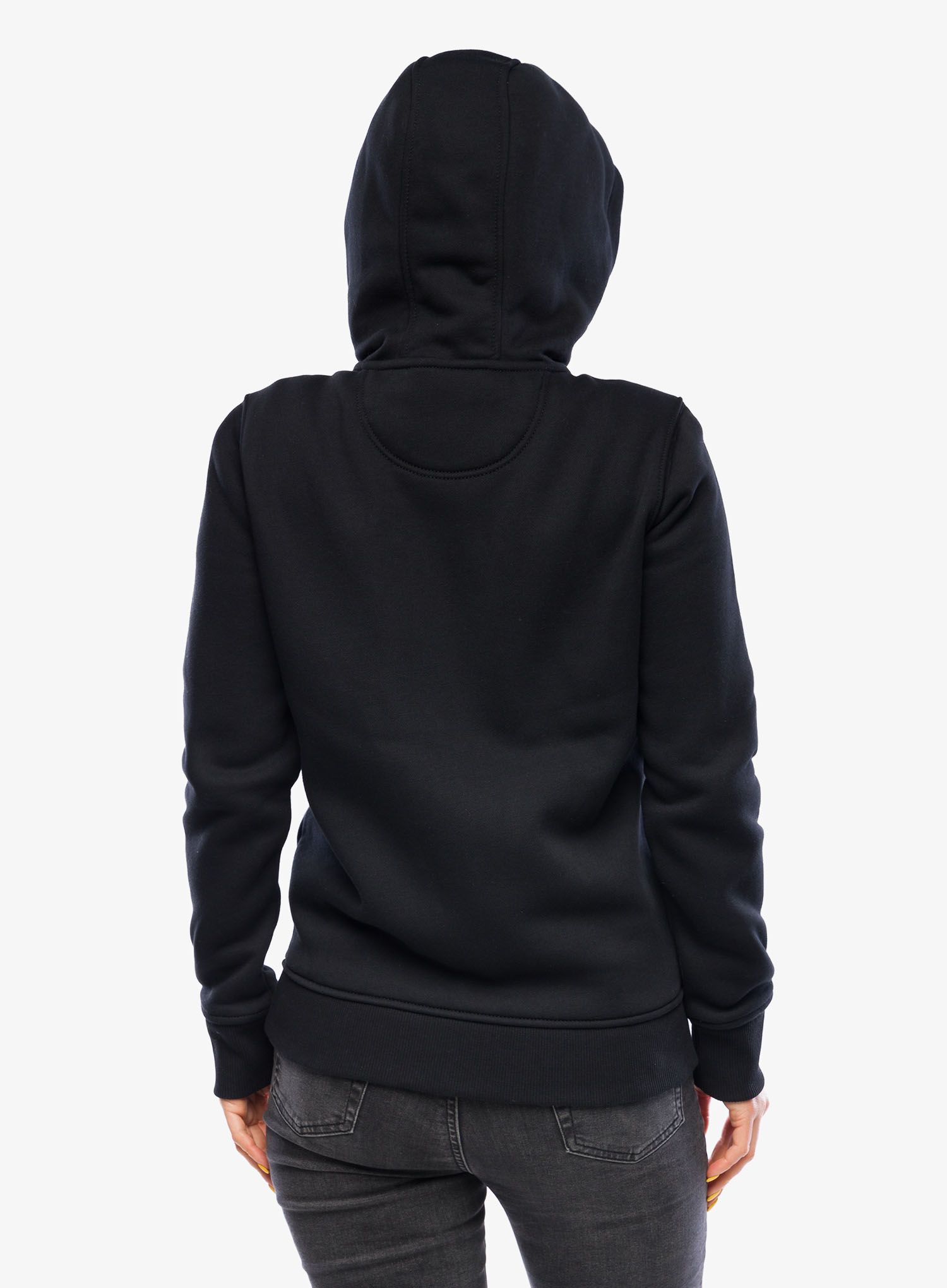 Dámská mikina s kapucí Carhartt Clarksburg Zip Sweatshirt - black