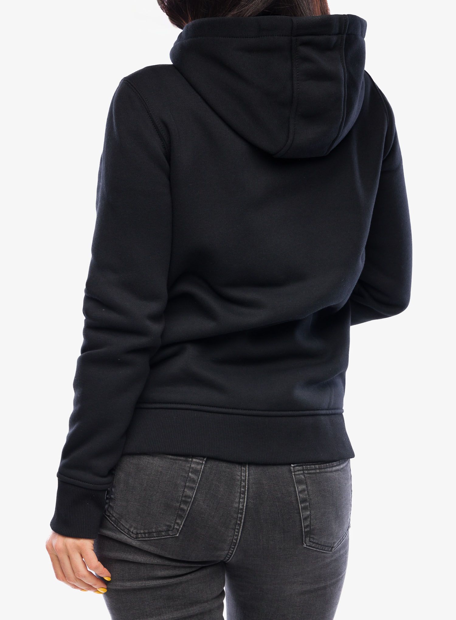 Dámská mikina s kapucí Carhartt Clarksburg Zip Sweatshirt - black