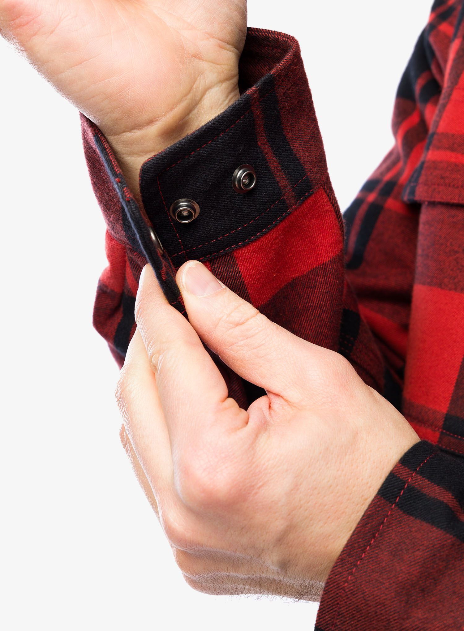 Turistická košile Carhartt Flannel Sherpa-Lined Shirt Jac - red ochre