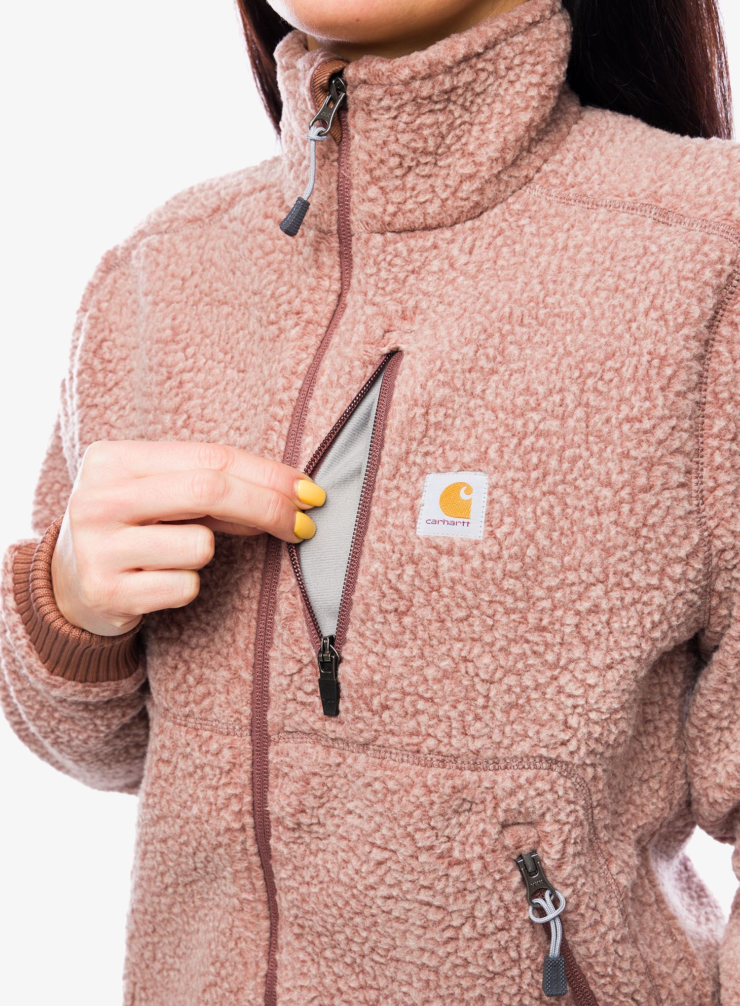 Fleecová mikina dámská Carhartt Fleece Jacket - nutmeg heather