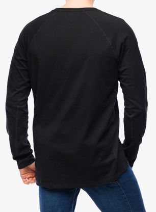 Tričko s dlouhým rukávem Carhartt Force Flex Pocket T-Shirt L/S - black