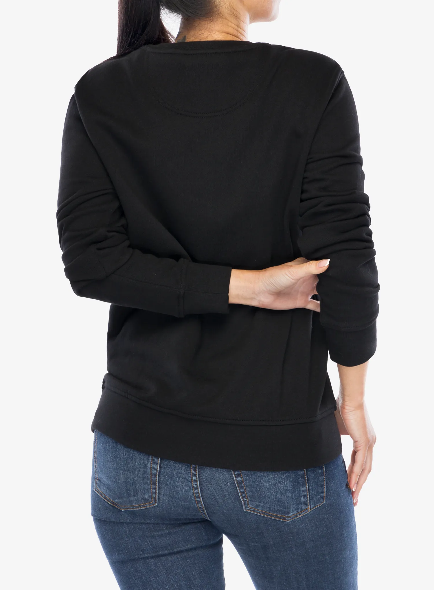 Dámská mikina bez kapuce Carhartt French Terry Crewneck Sweatshirt - black