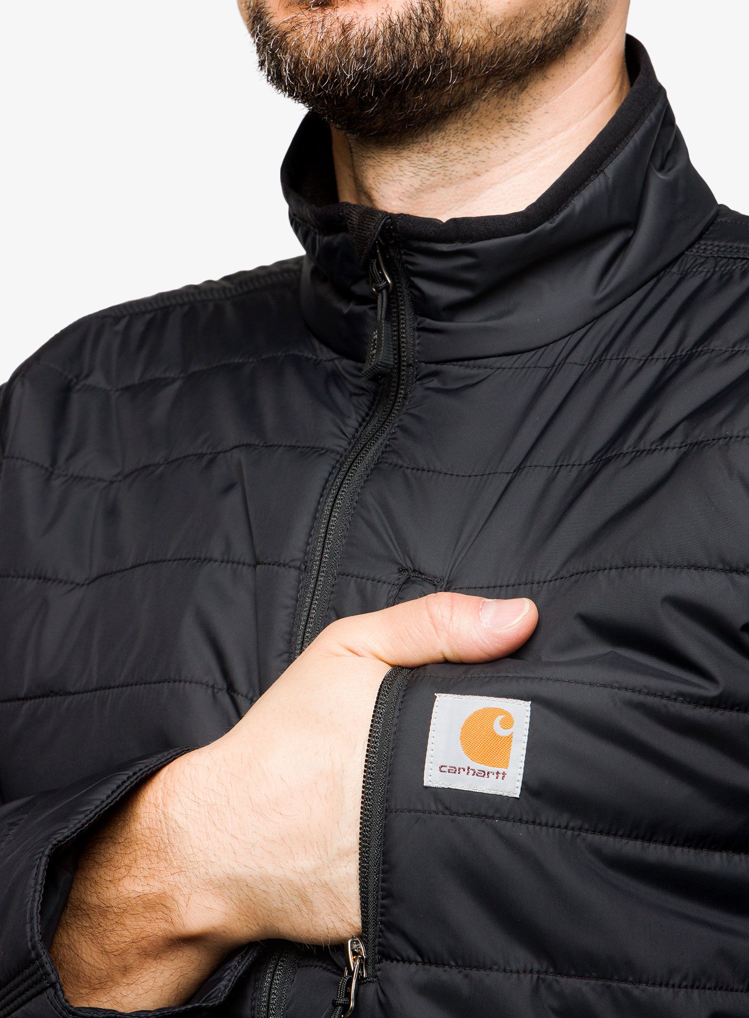 Zateplená bunda Carhartt Gilliam Jacket - black