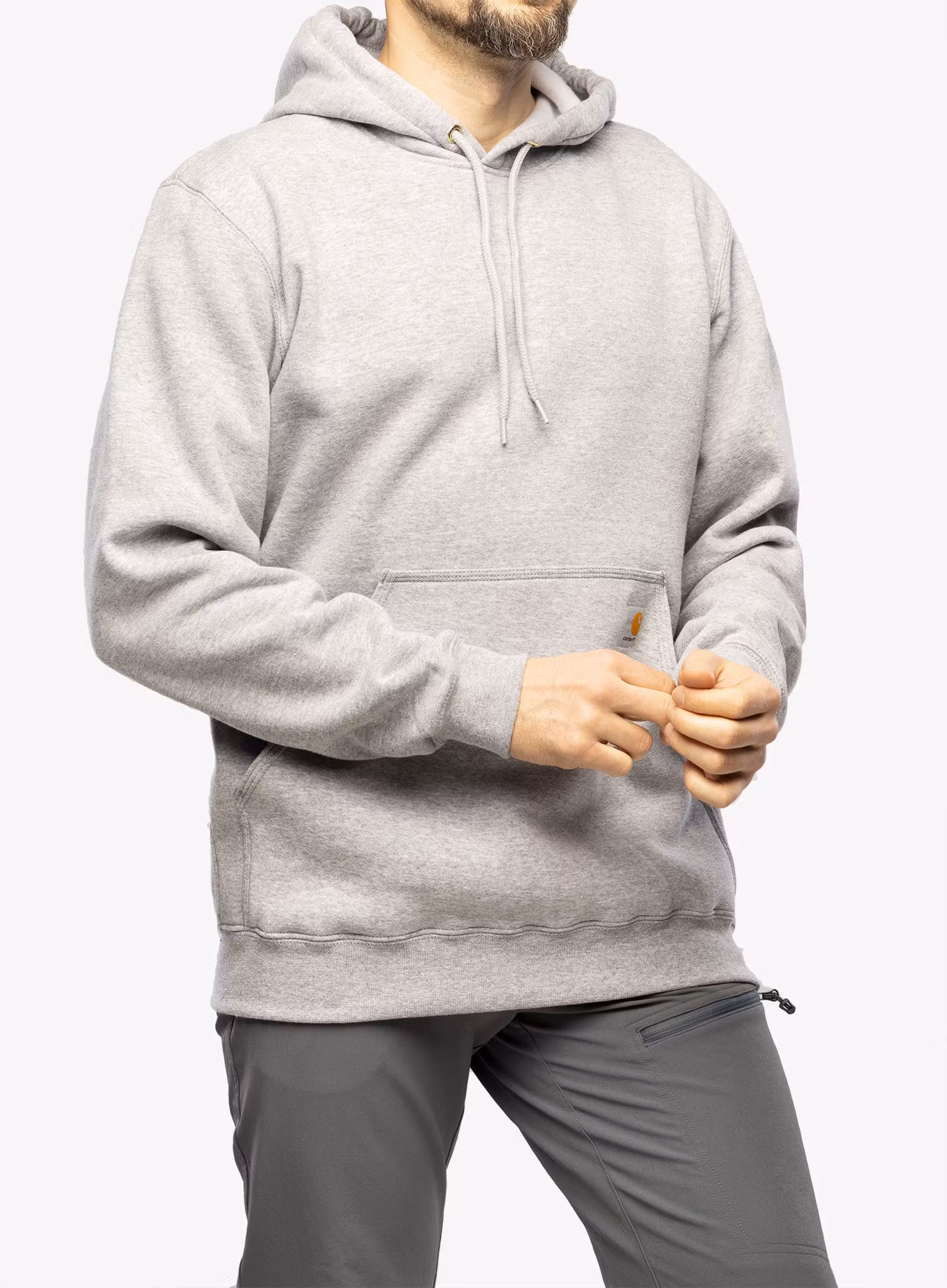 Pánská mikina s kapucí Carhartt Hooded Sweatshirt - heather grey