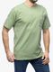 Bavlněné tričko Carhartt K87 Pocket S/S T-Shirt - loden frost heather
