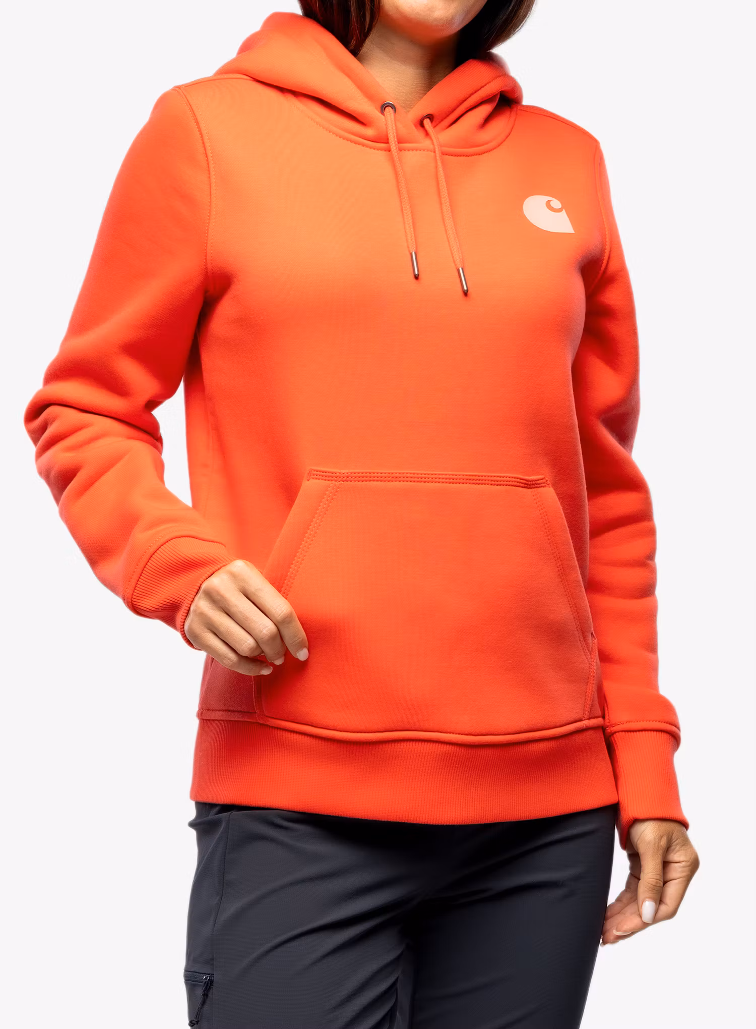 Dámská mikina Carhartt Logo Sleeve Graphic Sweatshirt - bittersweet