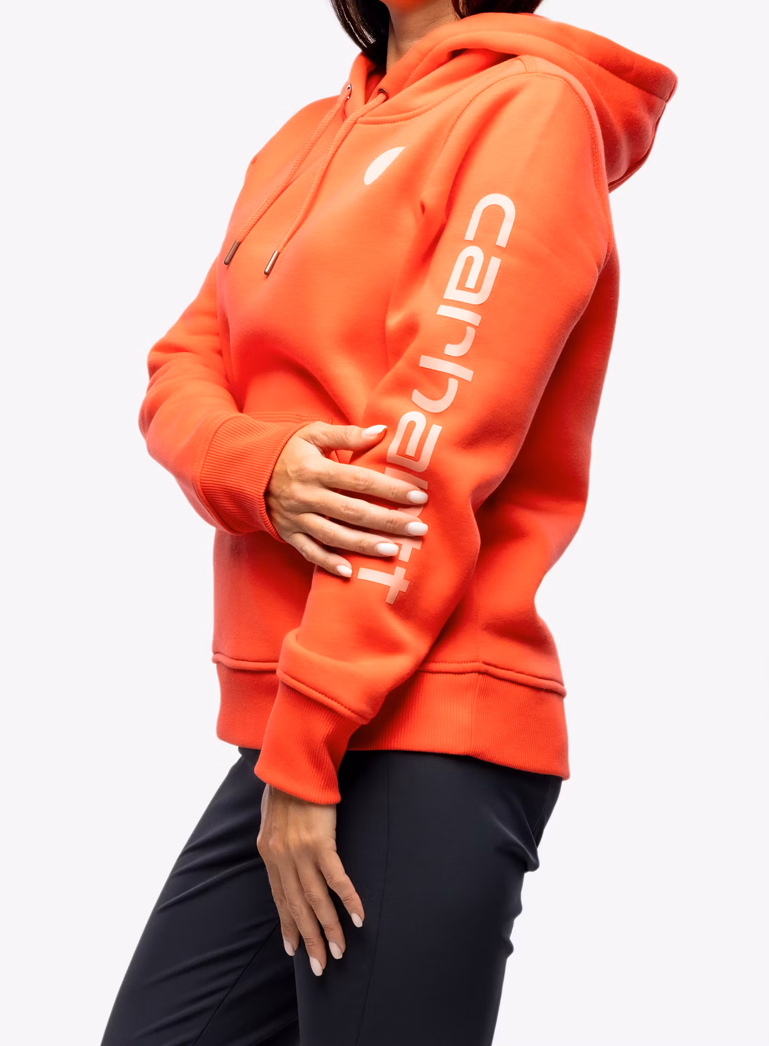 Dámská mikina Carhartt Logo Sleeve Graphic Sweatshirt - bittersweet