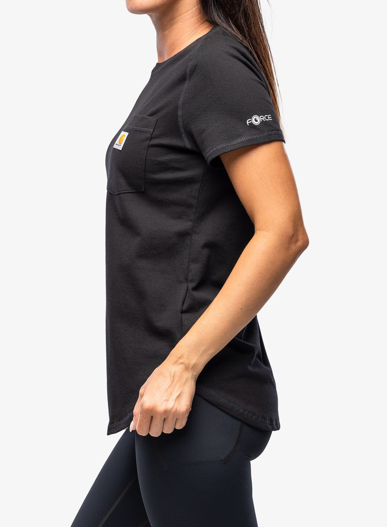Dámské tričko Carhartt Midweight S/S Pocket T-Shirt - black