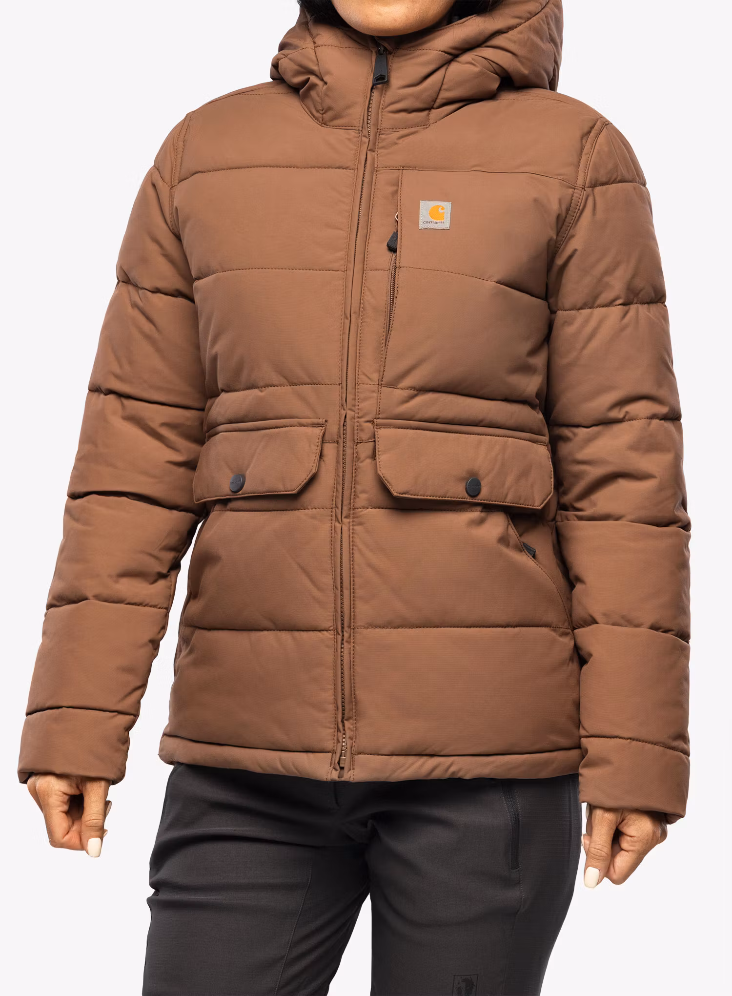 Zateplená bunda dámská Carhartt Relaxed Fit Montana Insulated Jacket - nutmeg