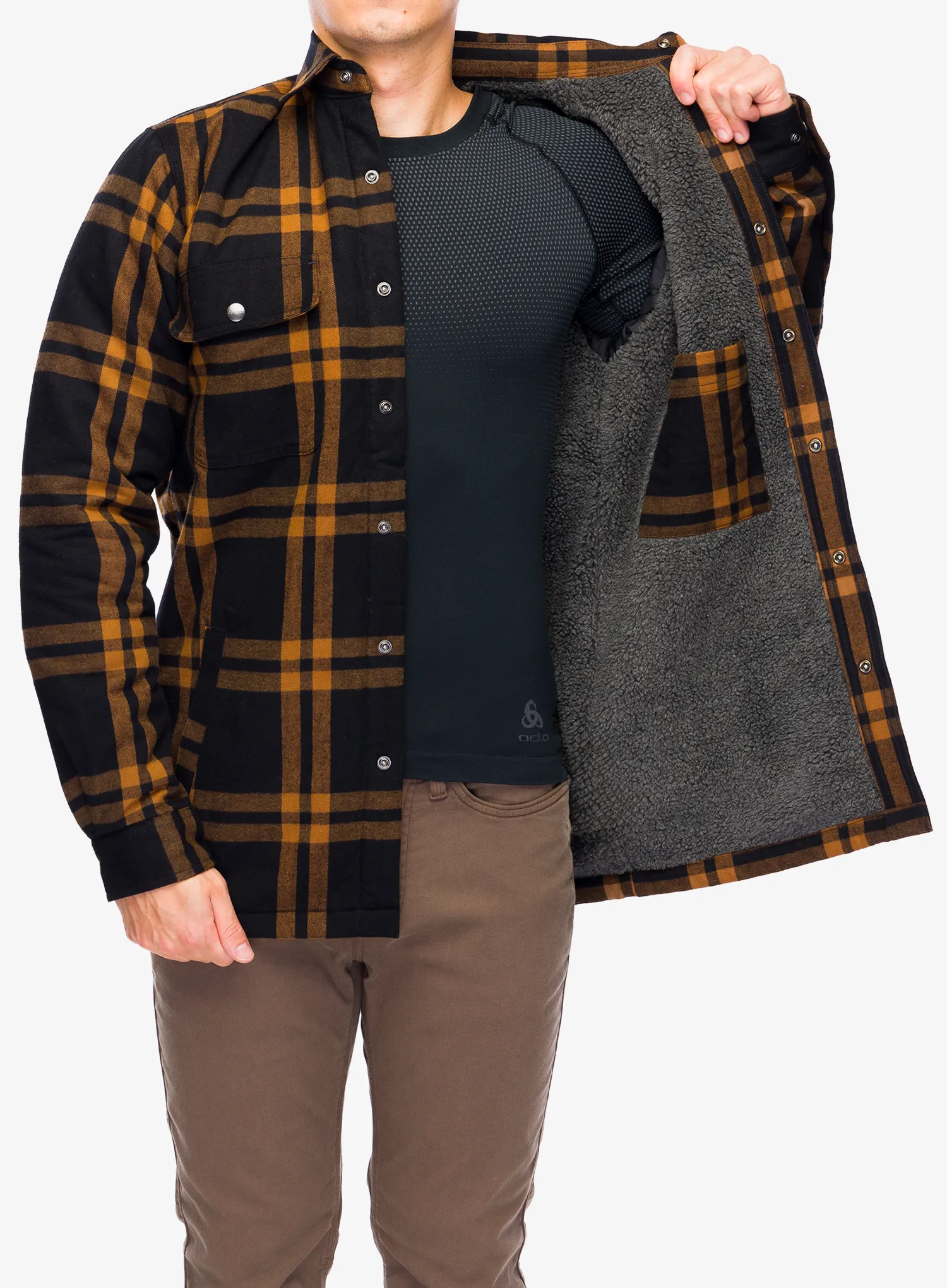 Košile Carhartt Roane Hooded Shirt Jac - black