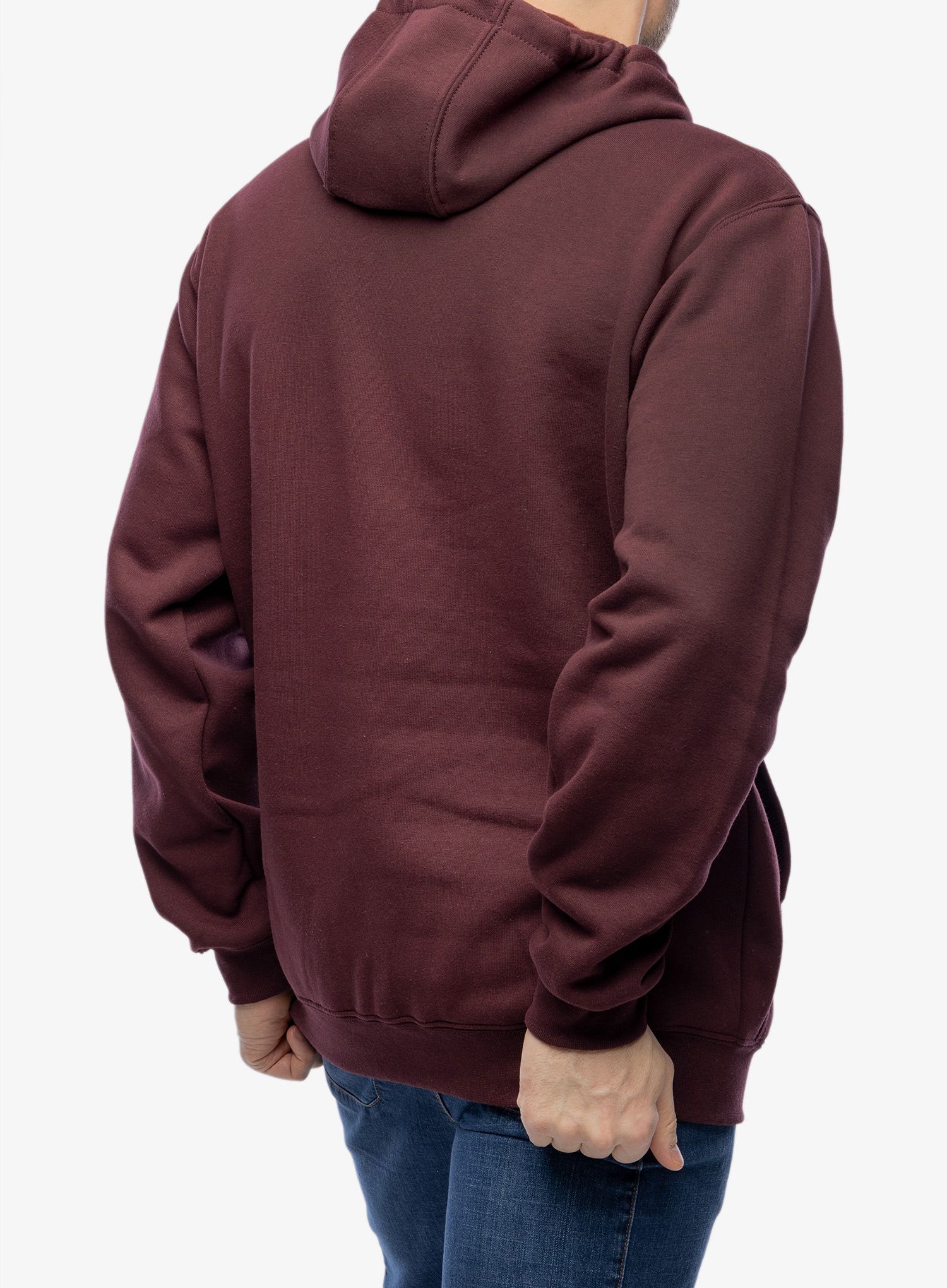Mikina Carhartt Sleeve Logo Hooded Sweatshirt - port