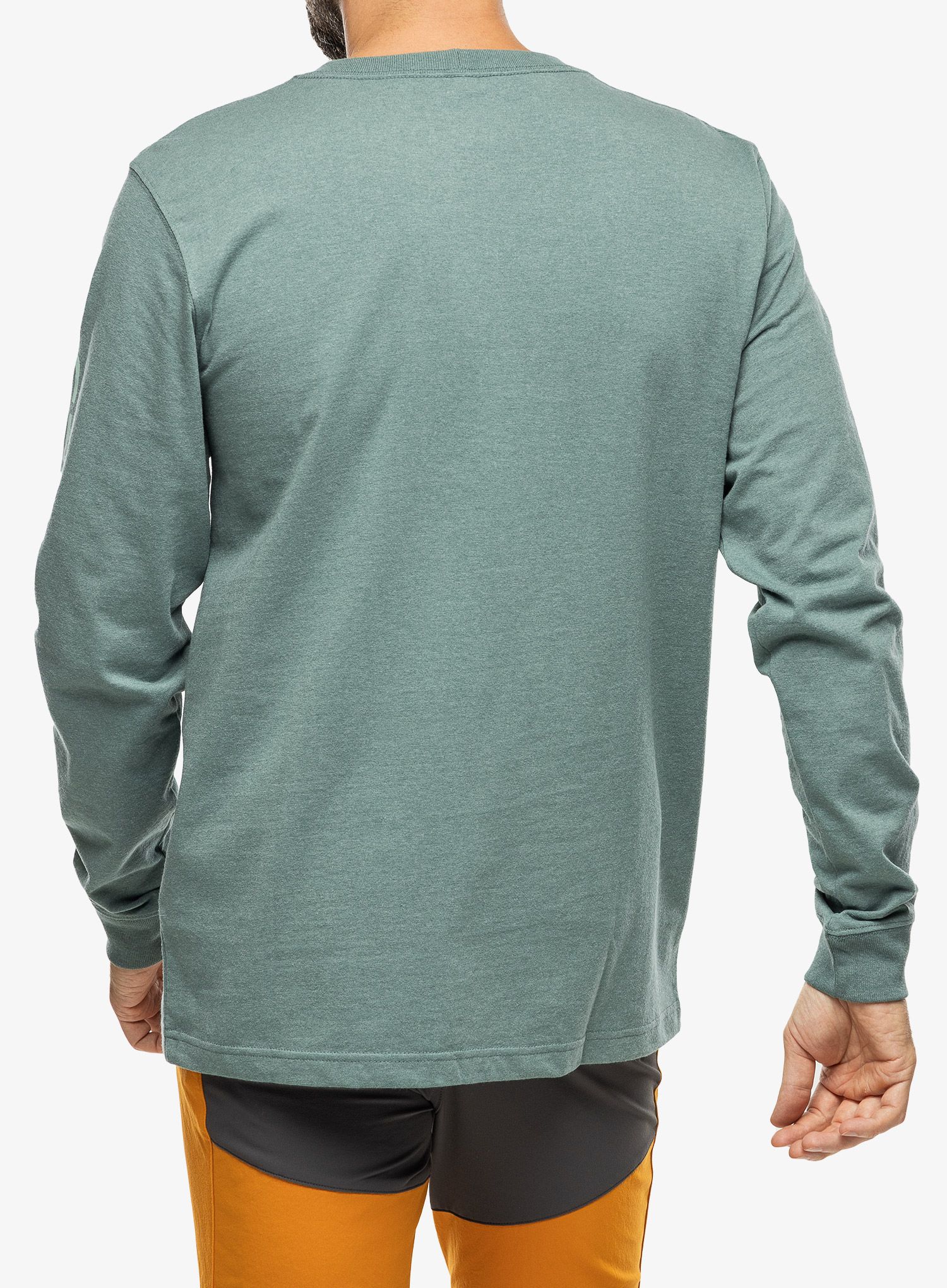 Mikina bez kapuce Carhartt Sleeve Logo T-Shirt L/S - sea pine heather