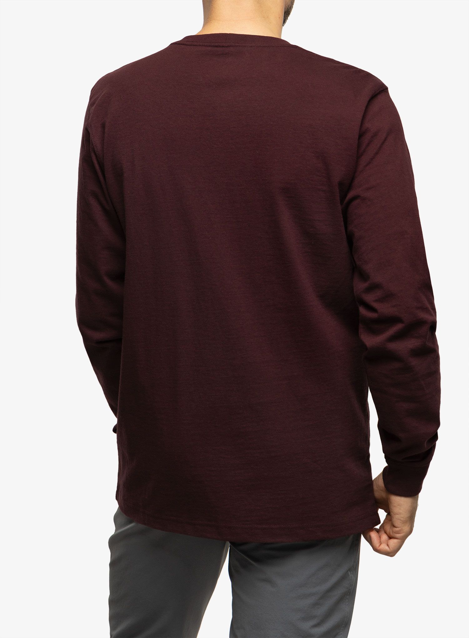 Tričko s dlouhým rukávem Carhartt Sleeve Logo T-Shirt L/S - port