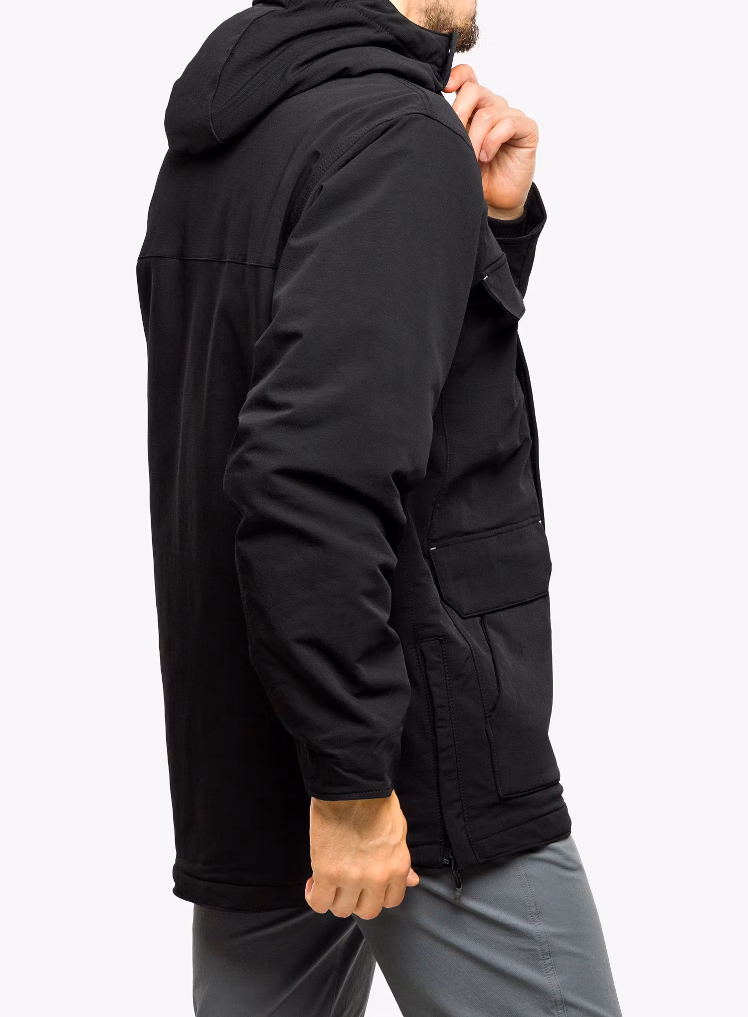 Zateplená bunda Carhartt Super Dux Bonded Chore Coat - black