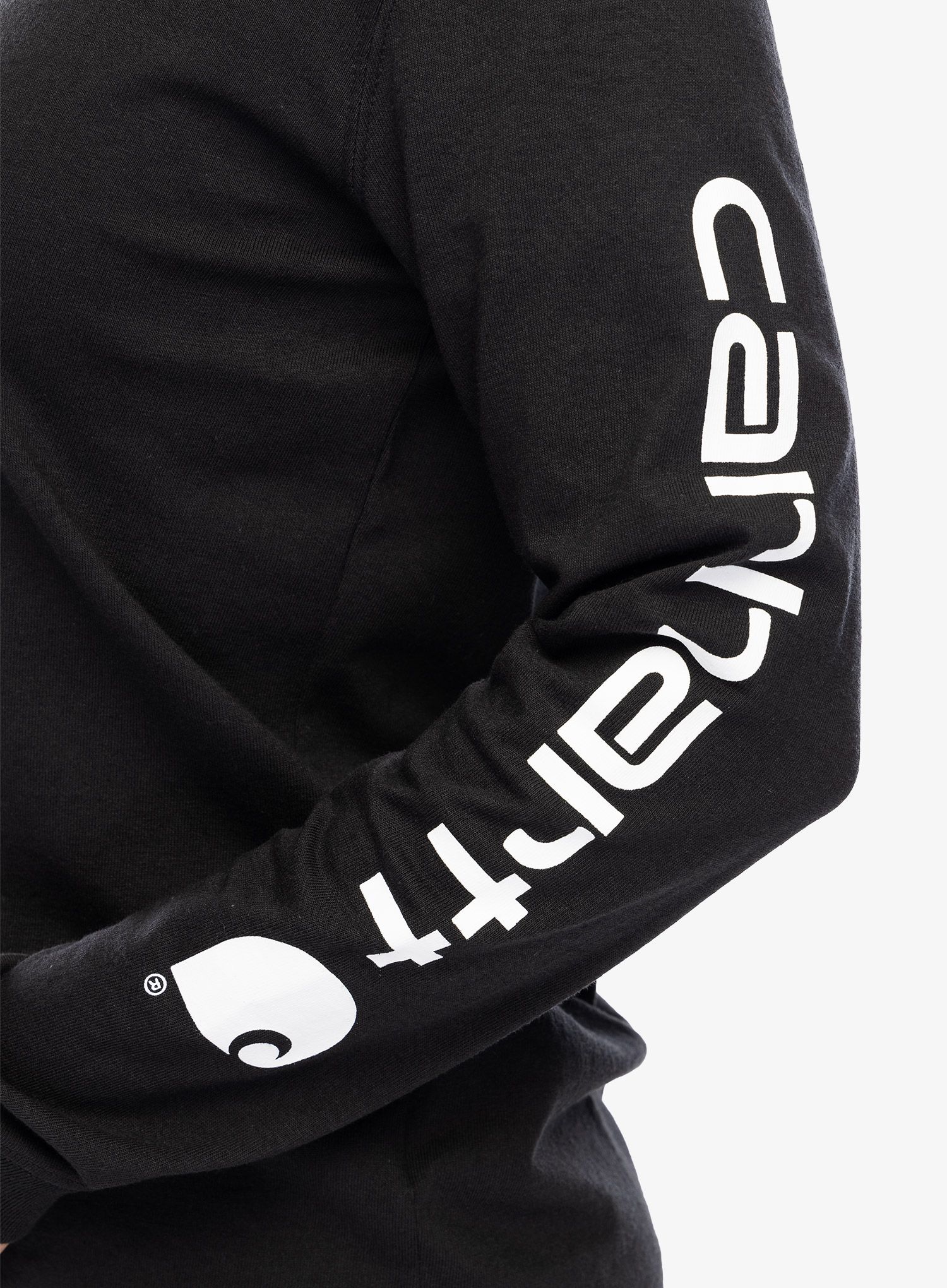 Dámské tričko s dlouhým rukávem Carhartt Workwear Logo L/S T-Shirt - black