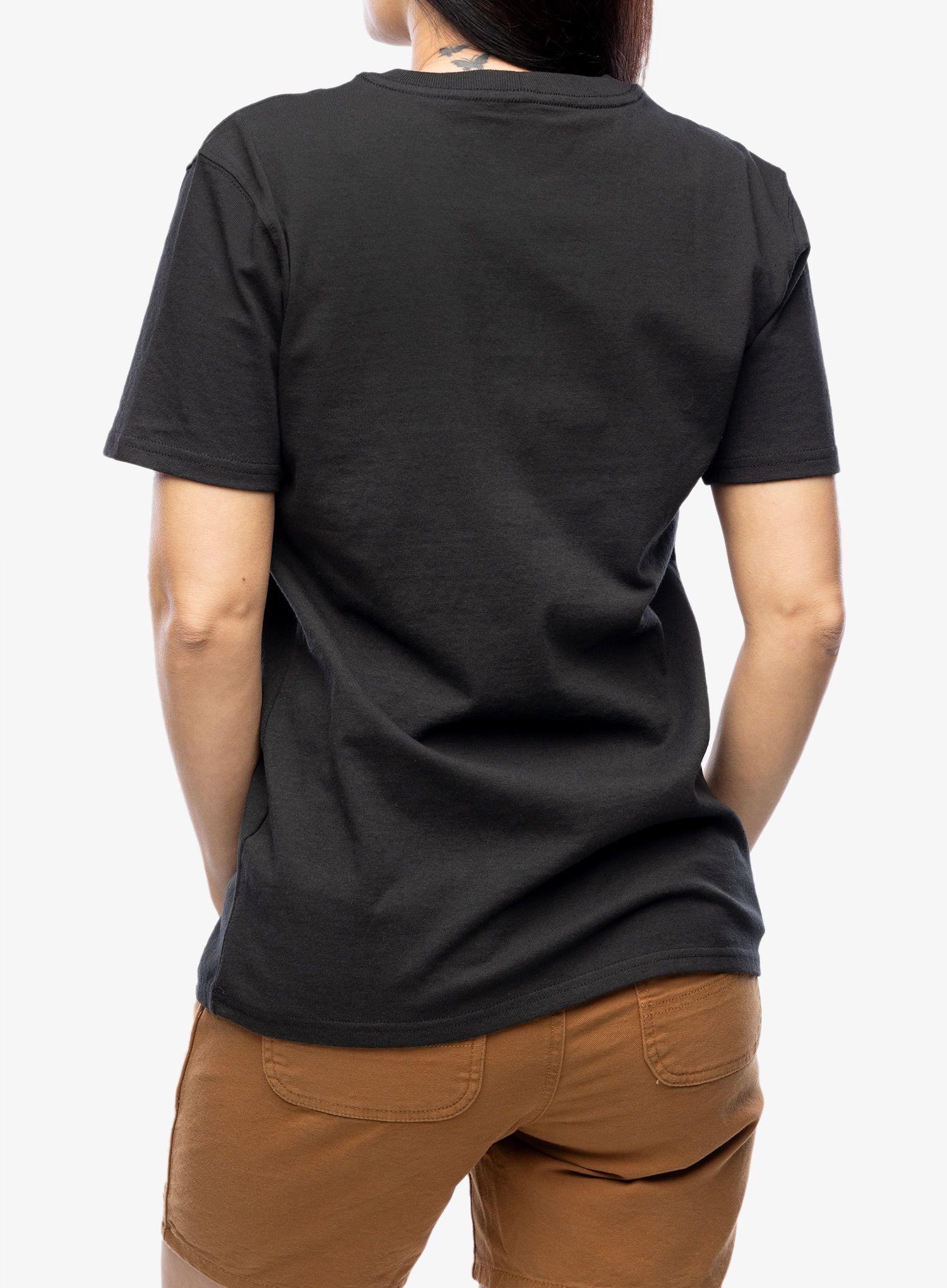 Bavlněné tričko dámské Carhartt Workwear Pocket S/S T-Shirt - black