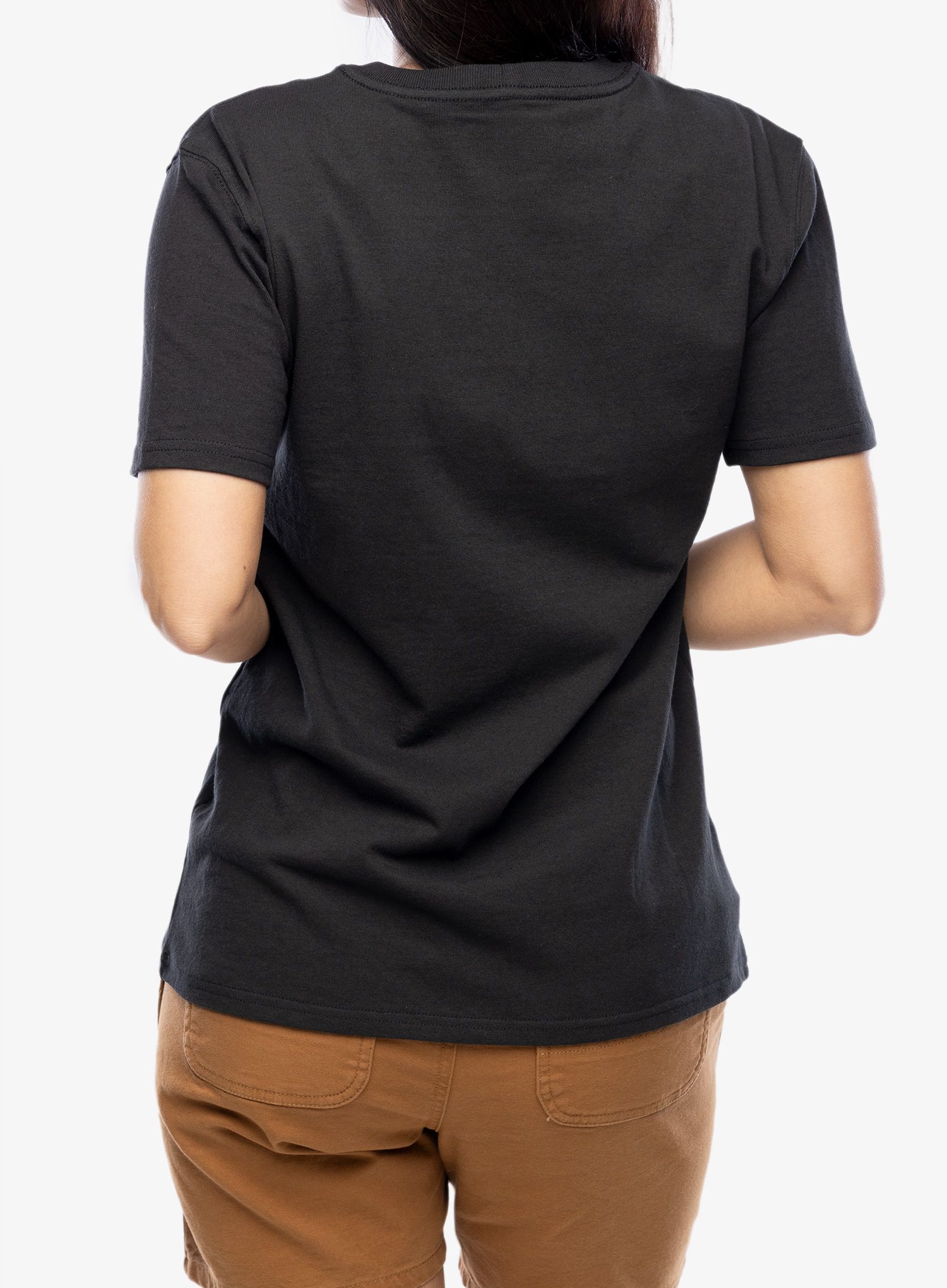 Bavlněné tričko dámské Carhartt Workwear Pocket S/S T-Shirt - black