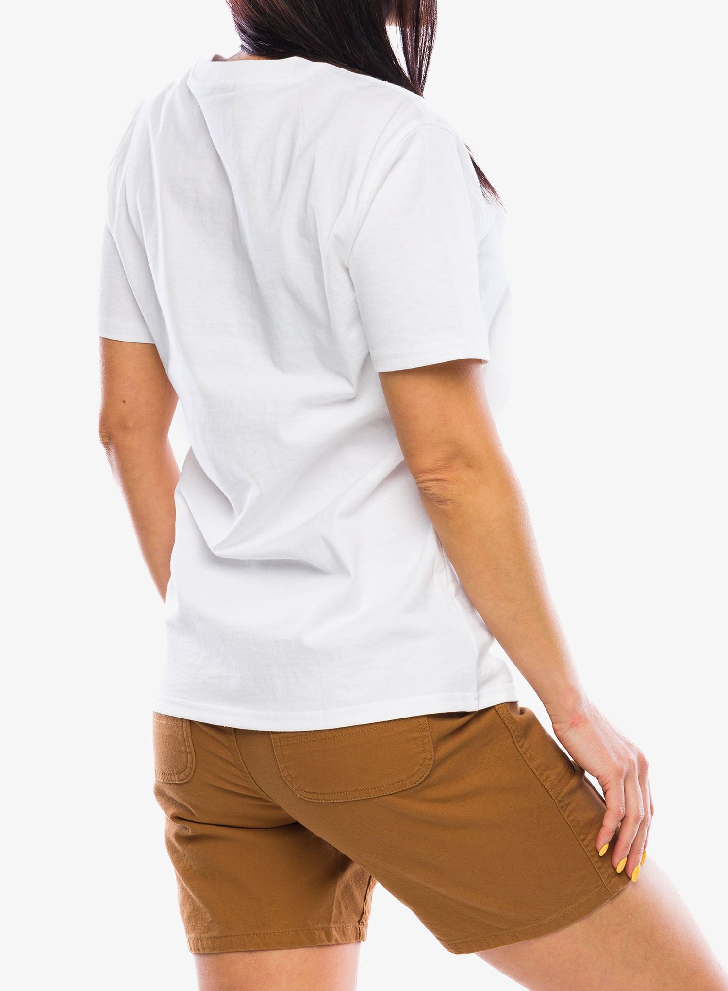 Bavlněné tričko dámské Carhartt Workwear Pocket S/S T-Shirt - white