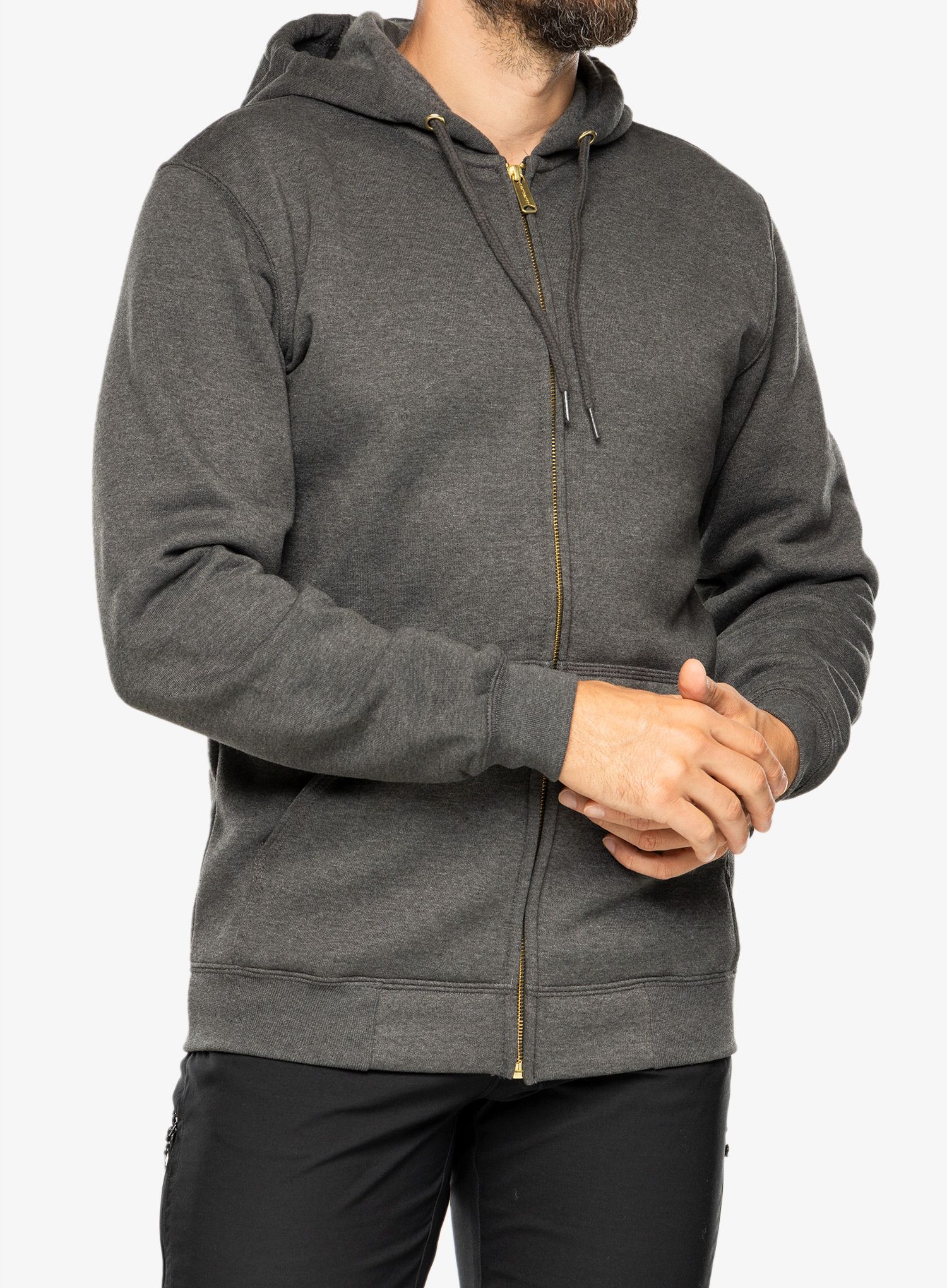 Rozepínací mikina Carhartt Zip Hooded Sweatshirt - carbon heather