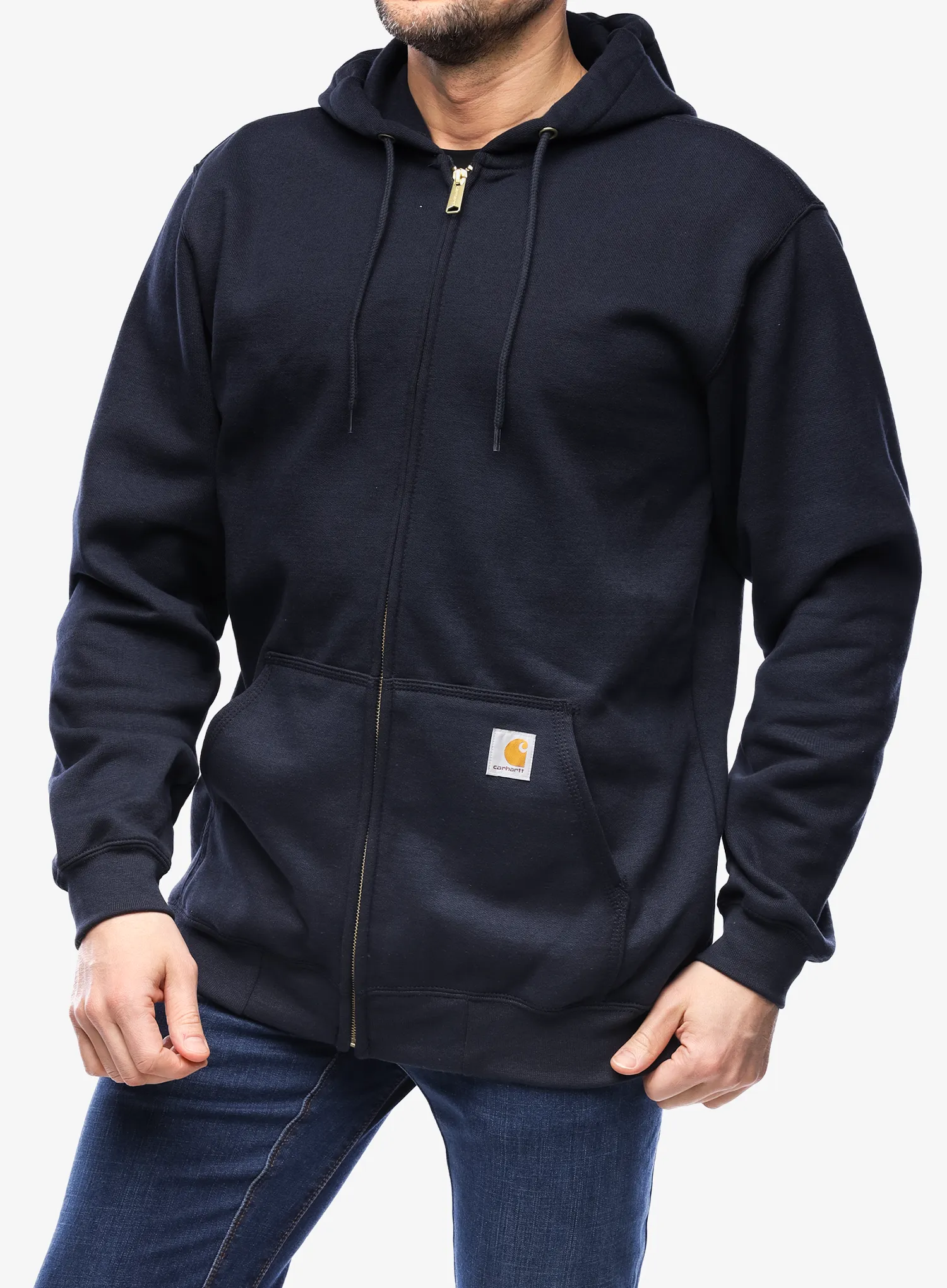 Rozepínací mikina Carhartt Zip Hooded Sweatshirt - new navy