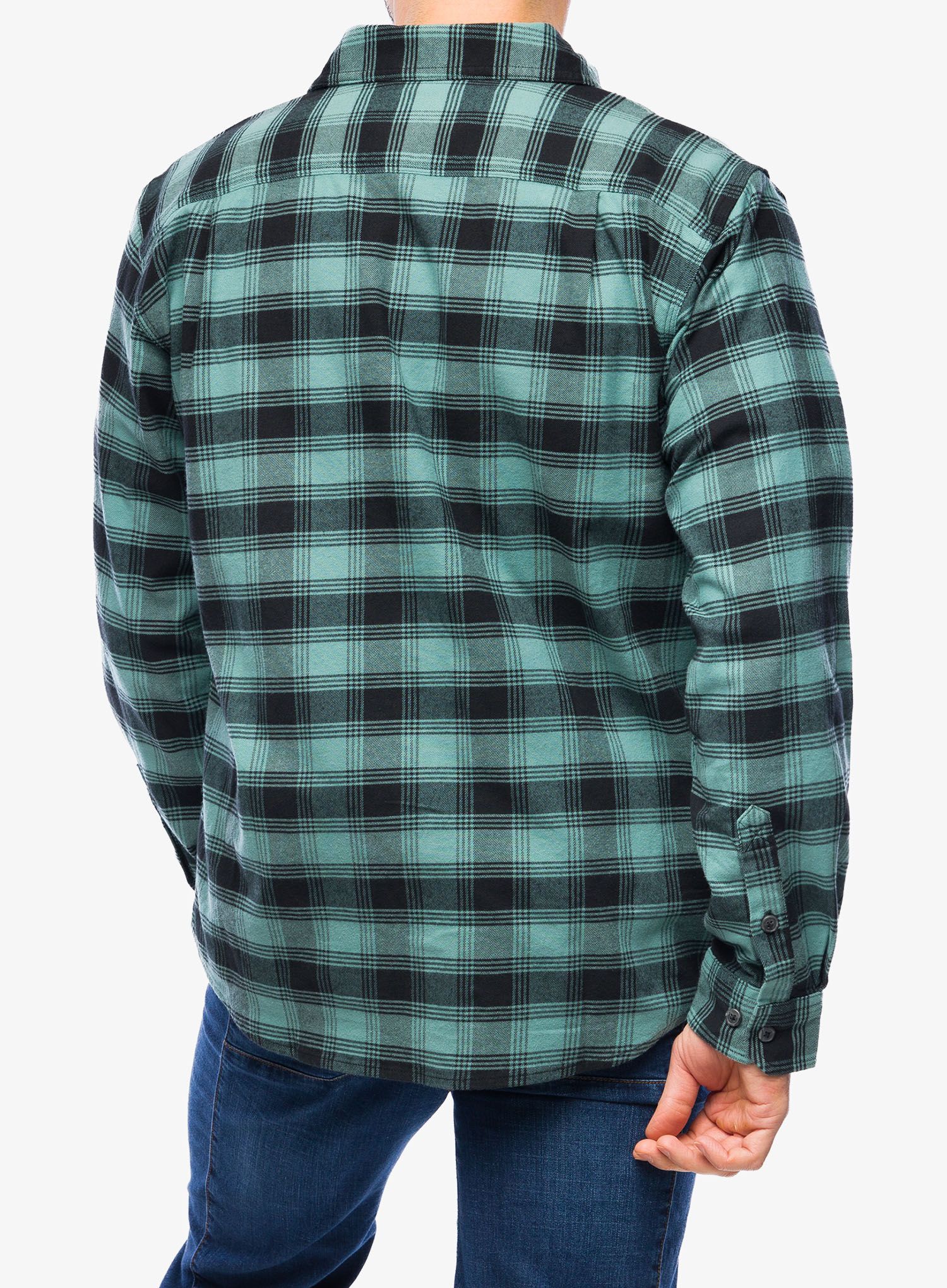 Turistická košile Cartartt Flannel L/S Plaid Shirt - sea pine