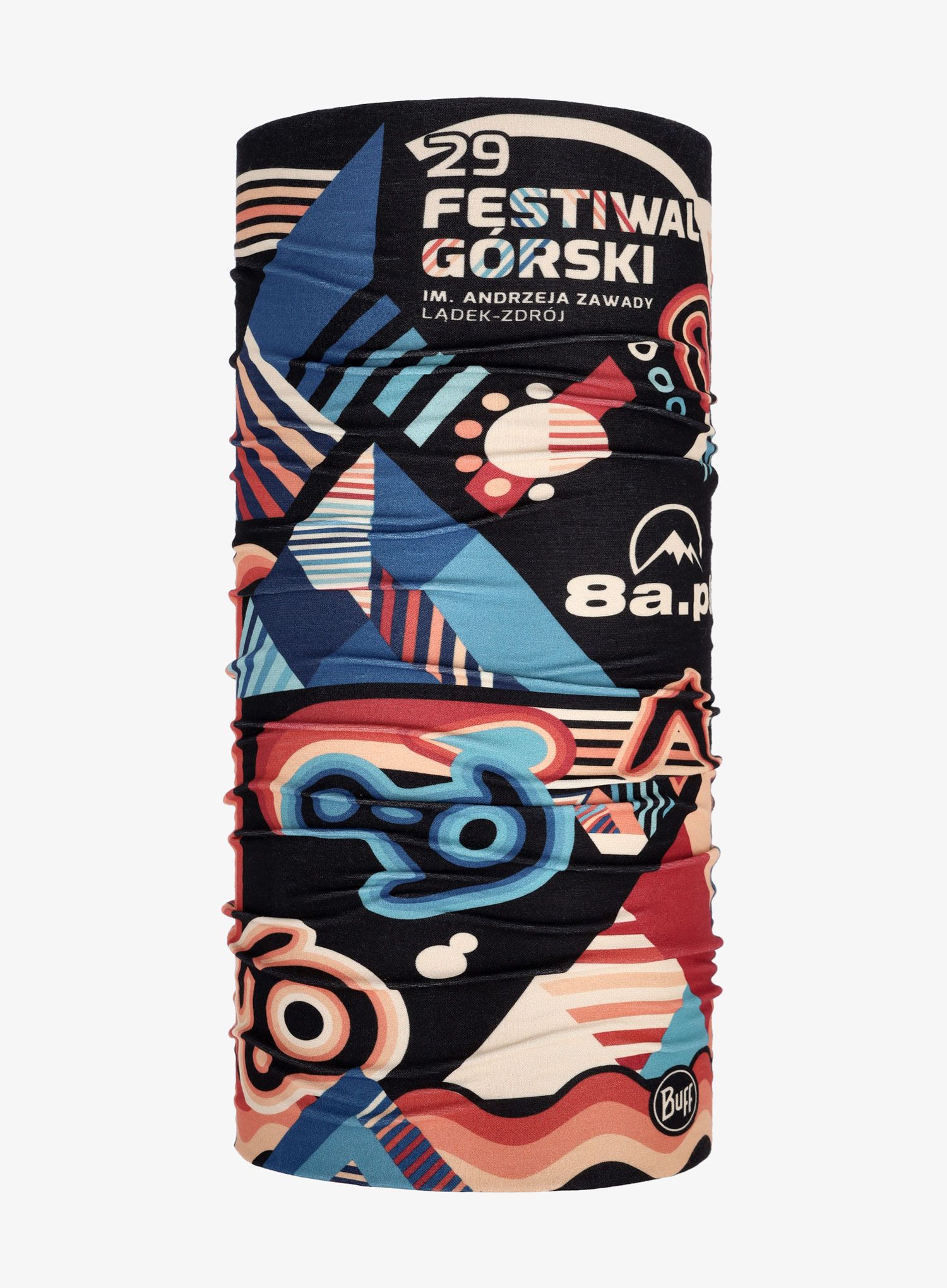 Multifunkční šátek Buff Original Ecostretch 29. Festiwal Górski Lądek-Zdrój - black/orange