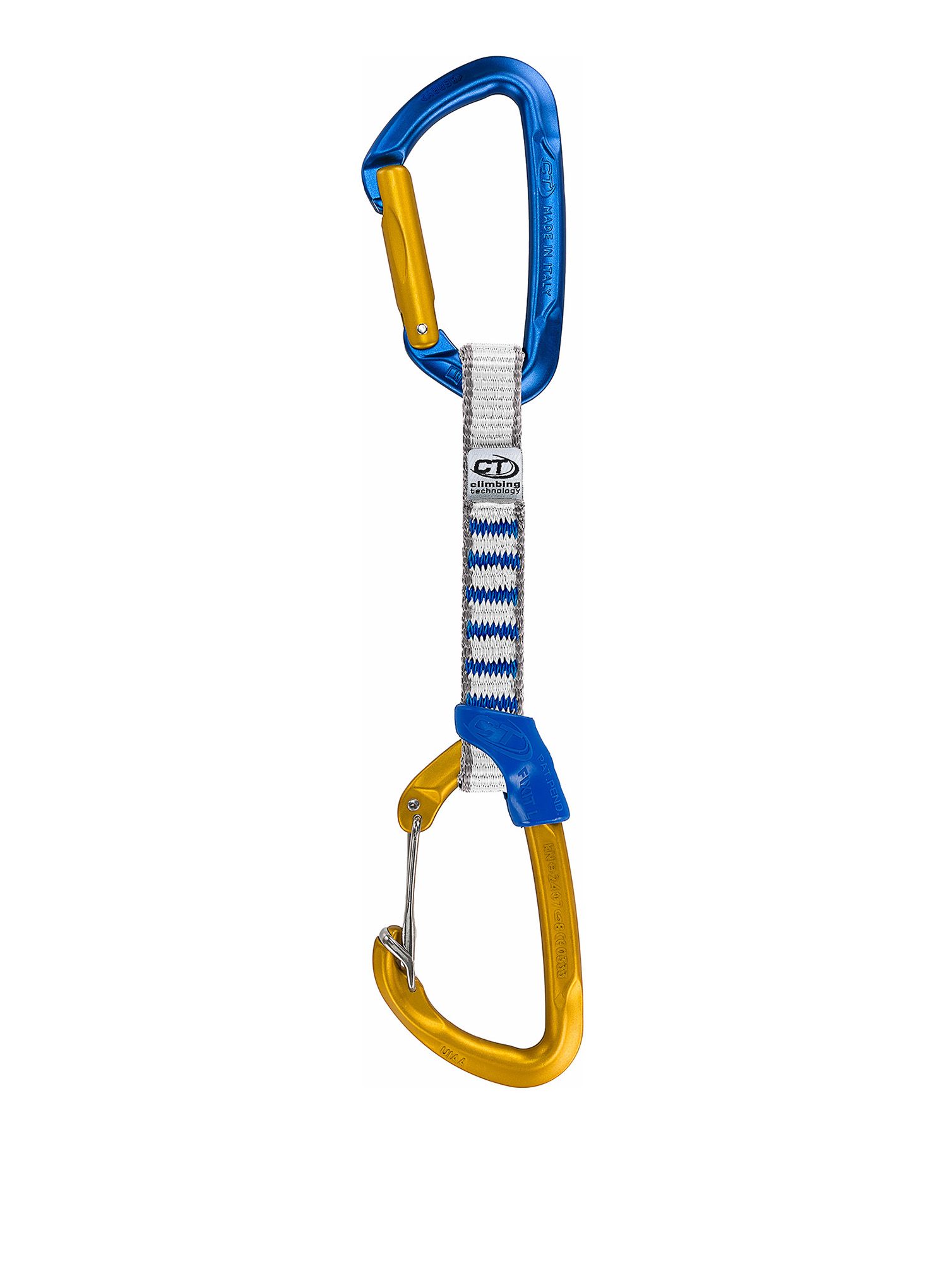 Expreska Climbing Technology/SKYLOTEC Berry Set NY 12 cm - blue/ocher