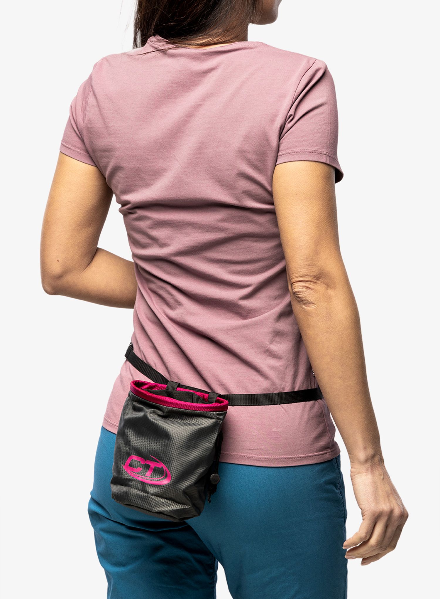 Pytlík na magnézium Climbing Technology/SKYLOTEC Cylinder - anthracite/cyclamen