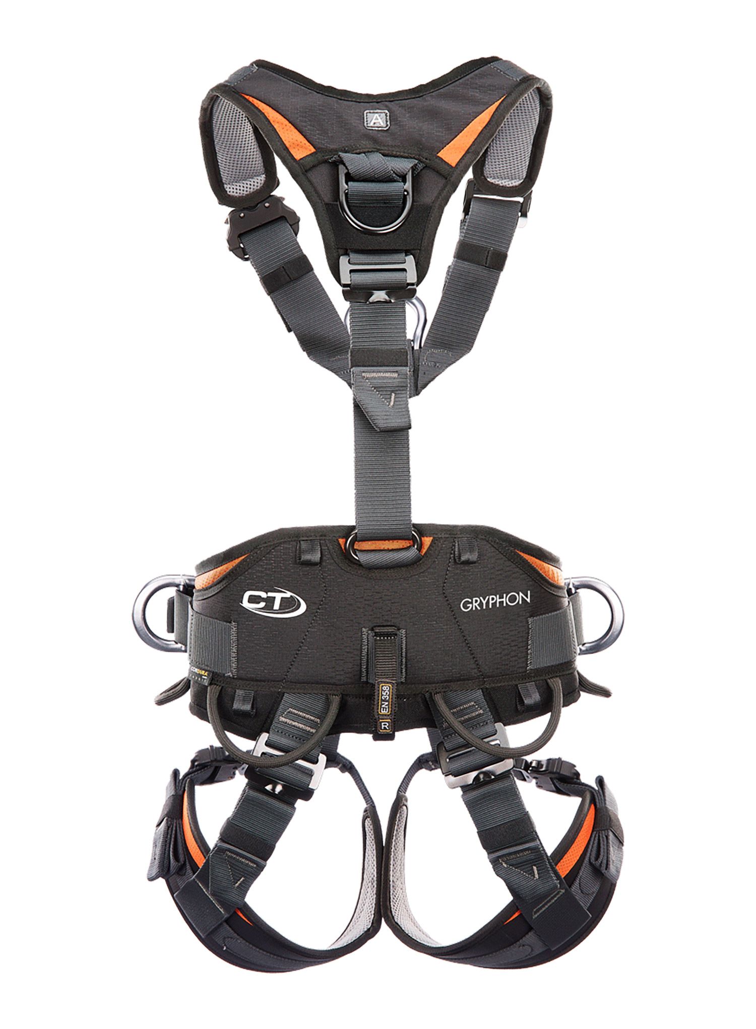 Pracovní úvazek Climbing Technology/SKYLOTEC Gryphon Ascender - black/orange
