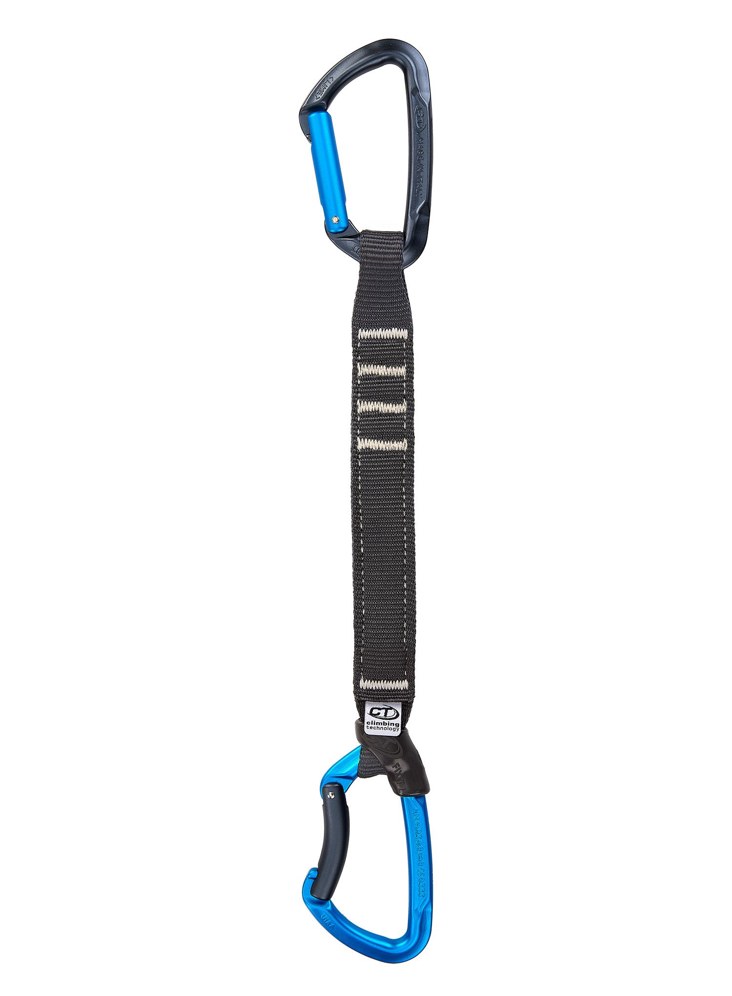 Expreska Climbing Technology/SKYLOTEC Lime B Set NY Pro 22 cm - anthracite/blue