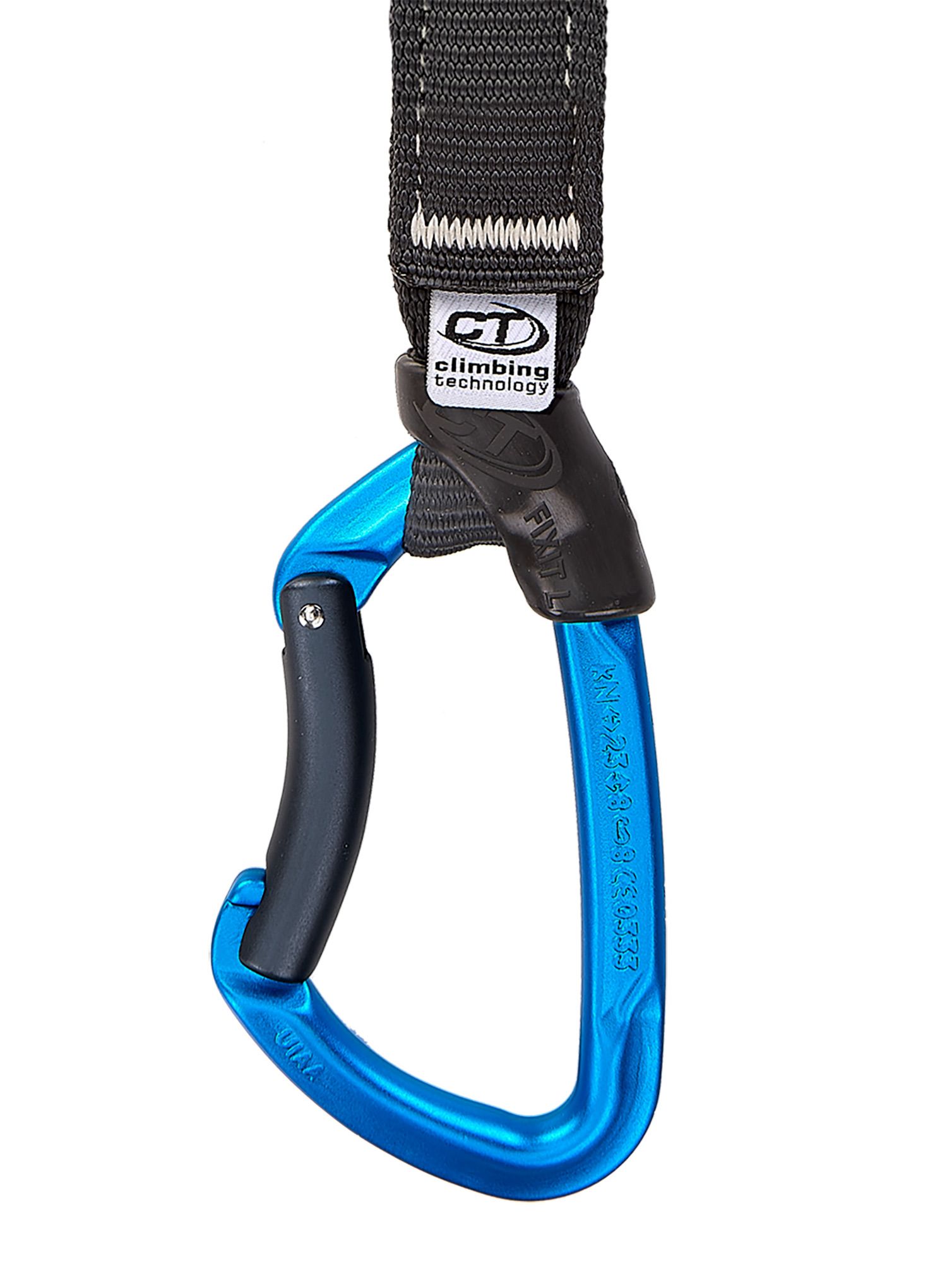 Expreska Climbing Technology/SKYLOTEC Lime B Set NY Pro 22 cm - anthracite/blue