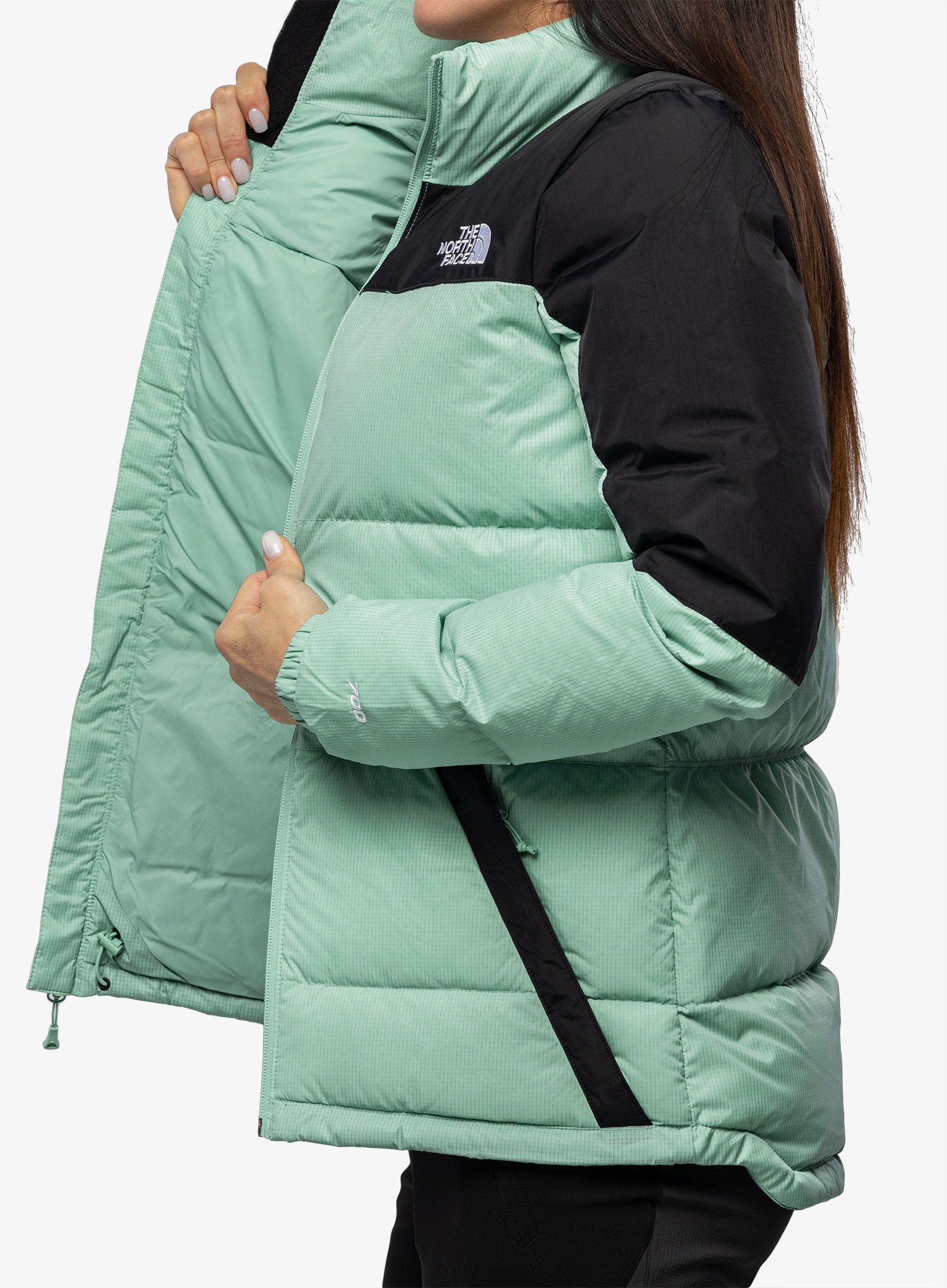 Dámská péřová bunda The North Face Diablo Down Jacket -  wasabi/black