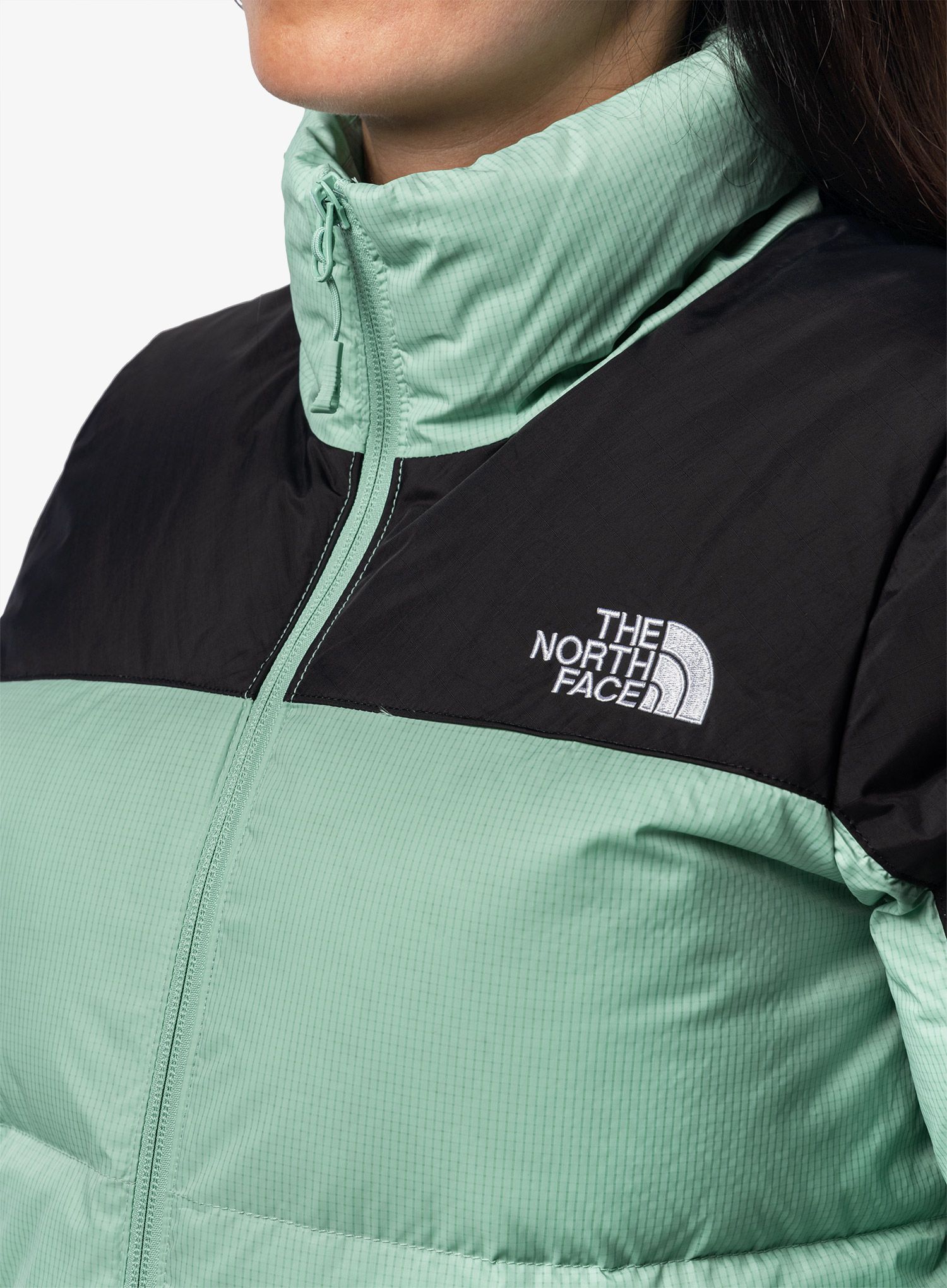Dámská péřová bunda The North Face Diablo Down Jacket -  wasabi/black