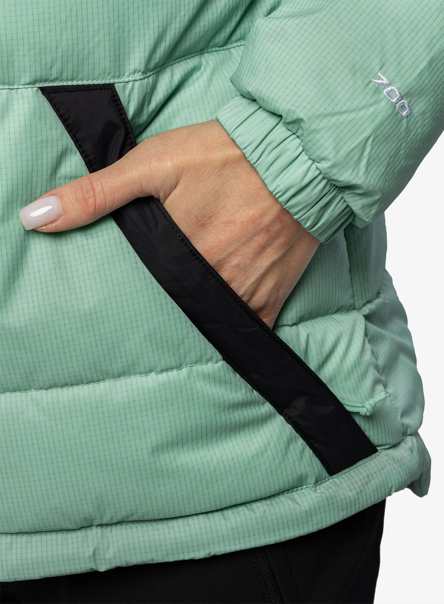 Dámská péřová bunda The North Face Diablo Down Jacket -  wasabi/black