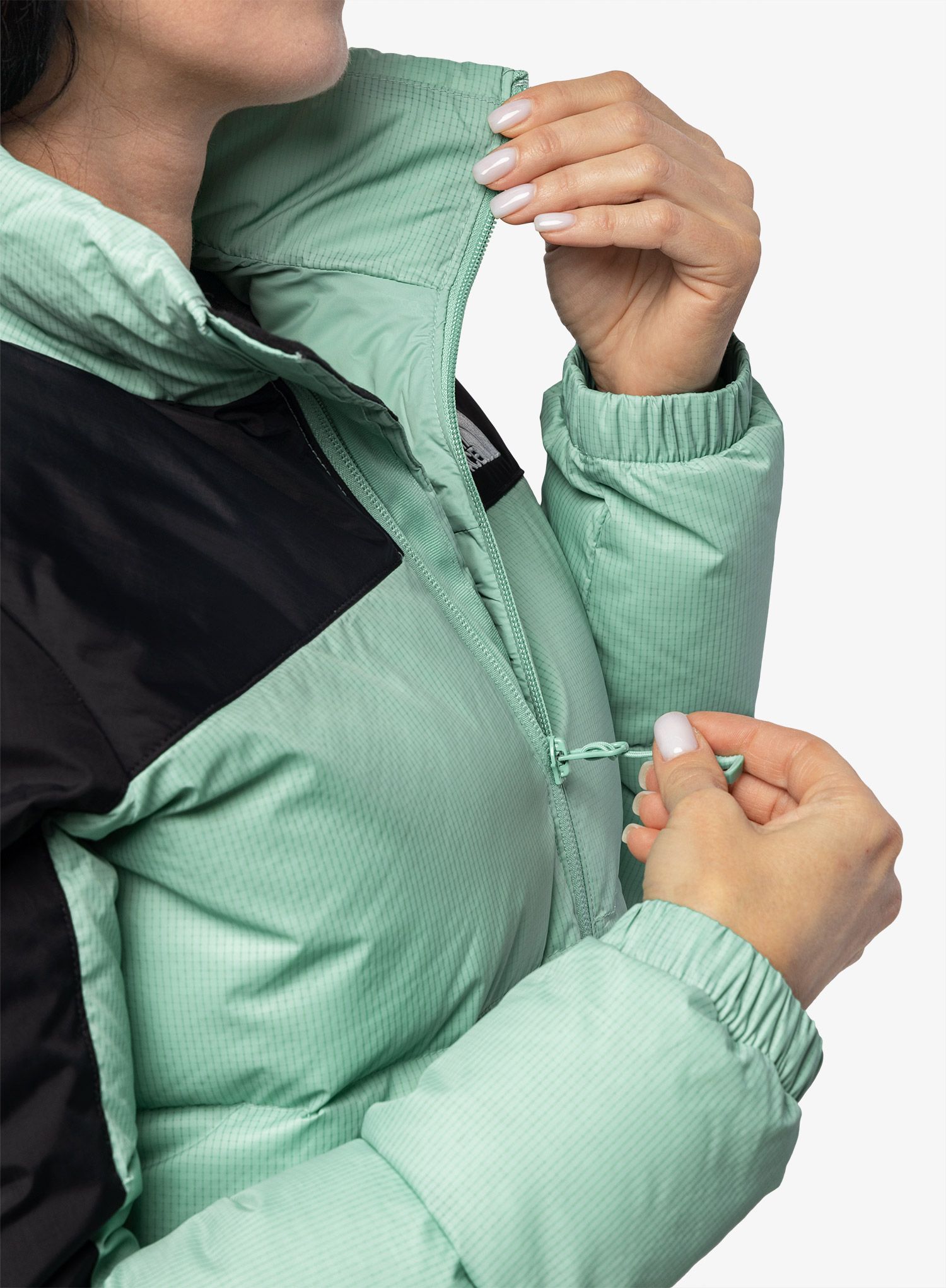 Dámská péřová bunda The North Face Diablo Down Jacket -  wasabi/black