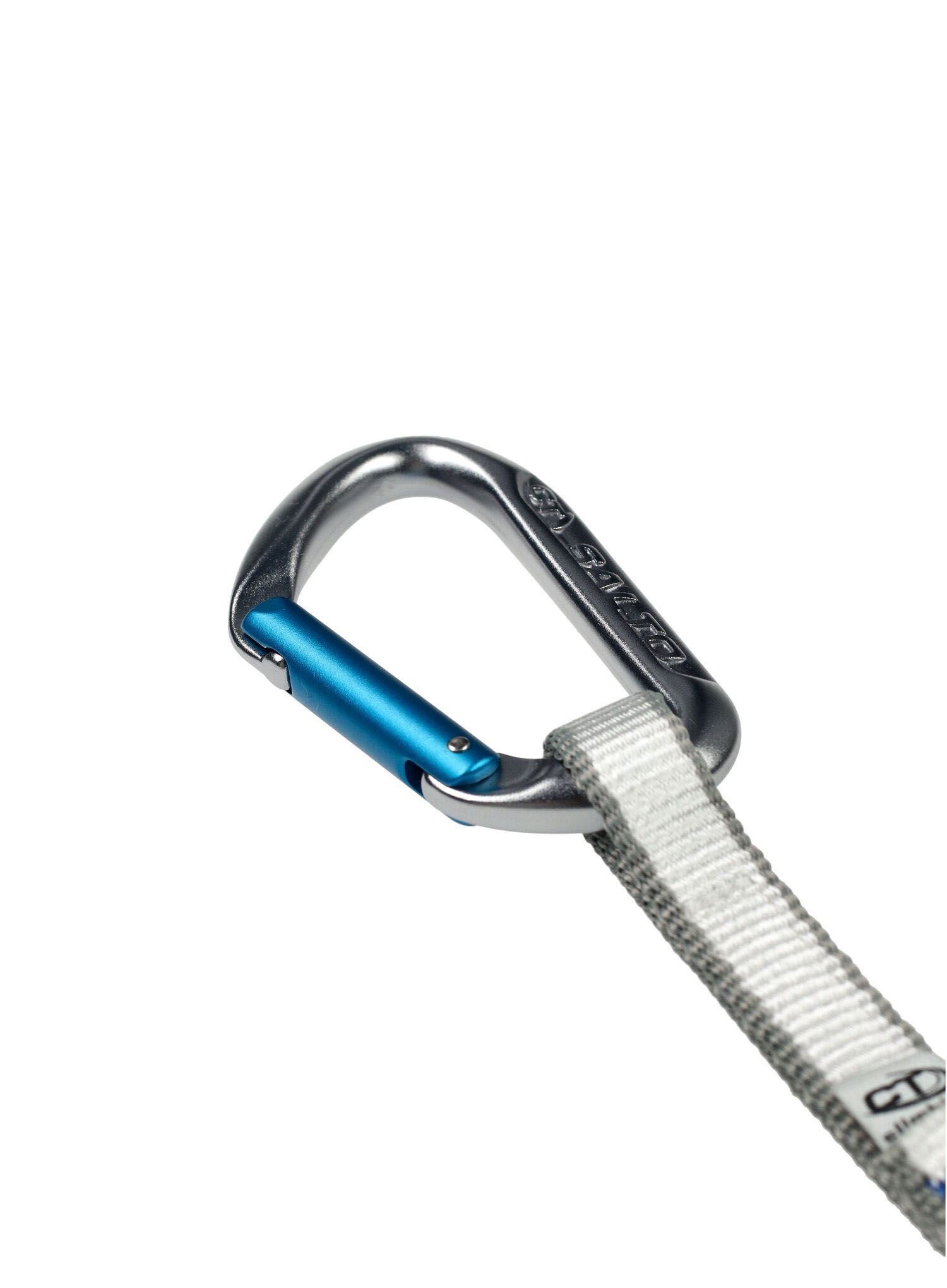 Lezecké expresky Climbing Technology/SKYLOTEC Salto Set NY 17 cm 6-Pack - titanium/electricblue