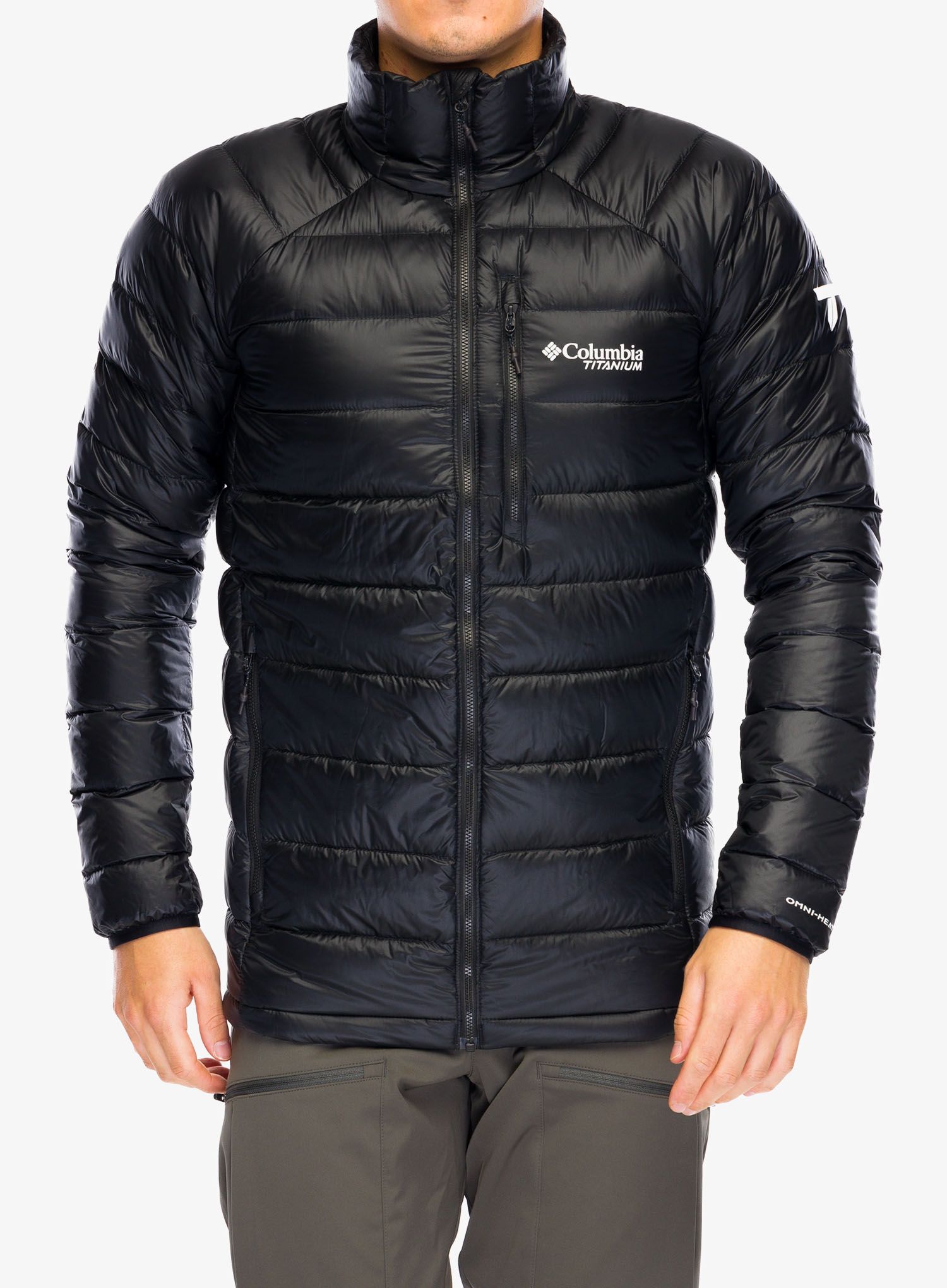 Péřová bunda Columbia Arctic Crest Down Jacket - black