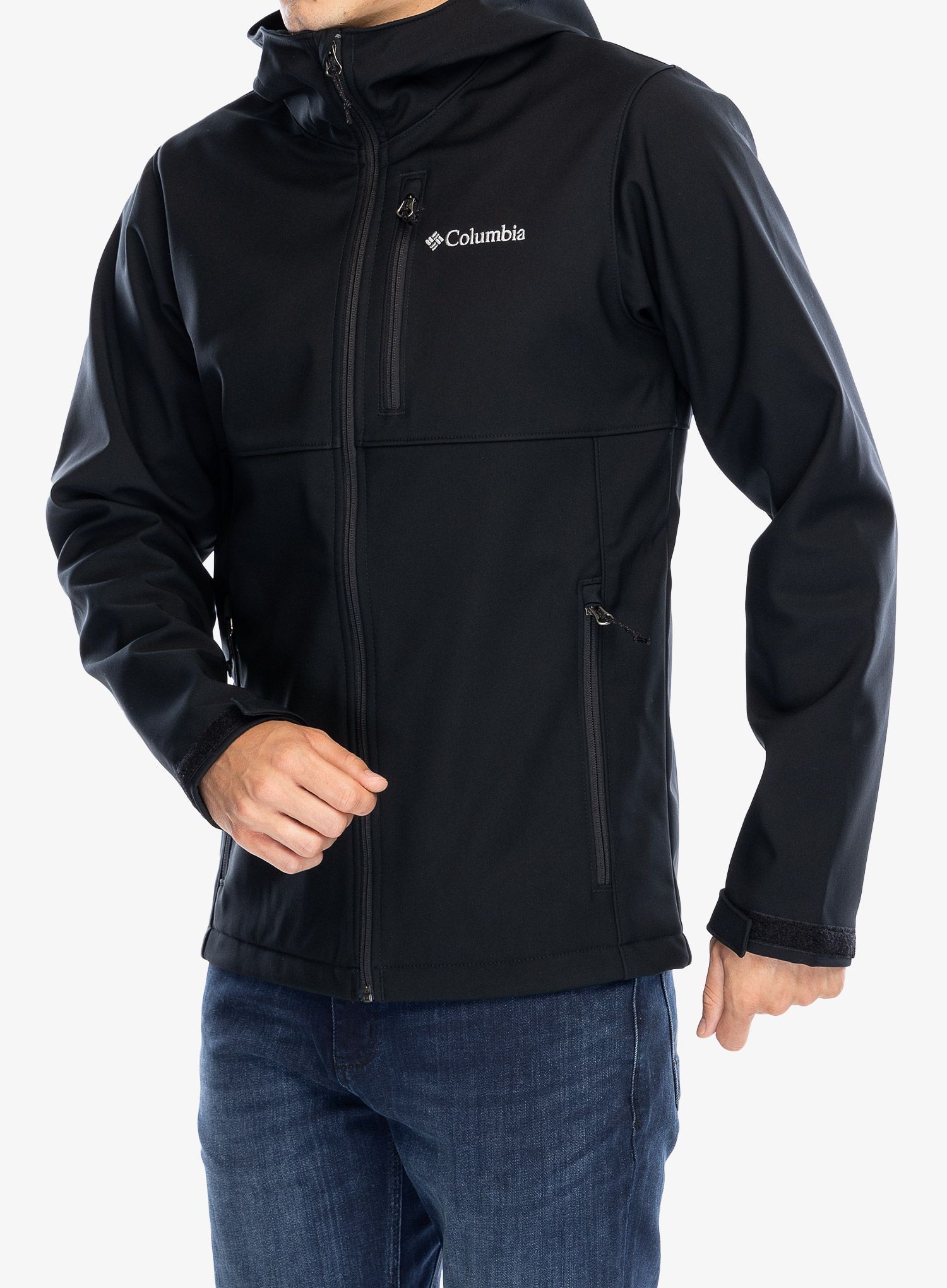 Softshellová bunda Columbia Ascender II Hooded Softshell Jacket - black