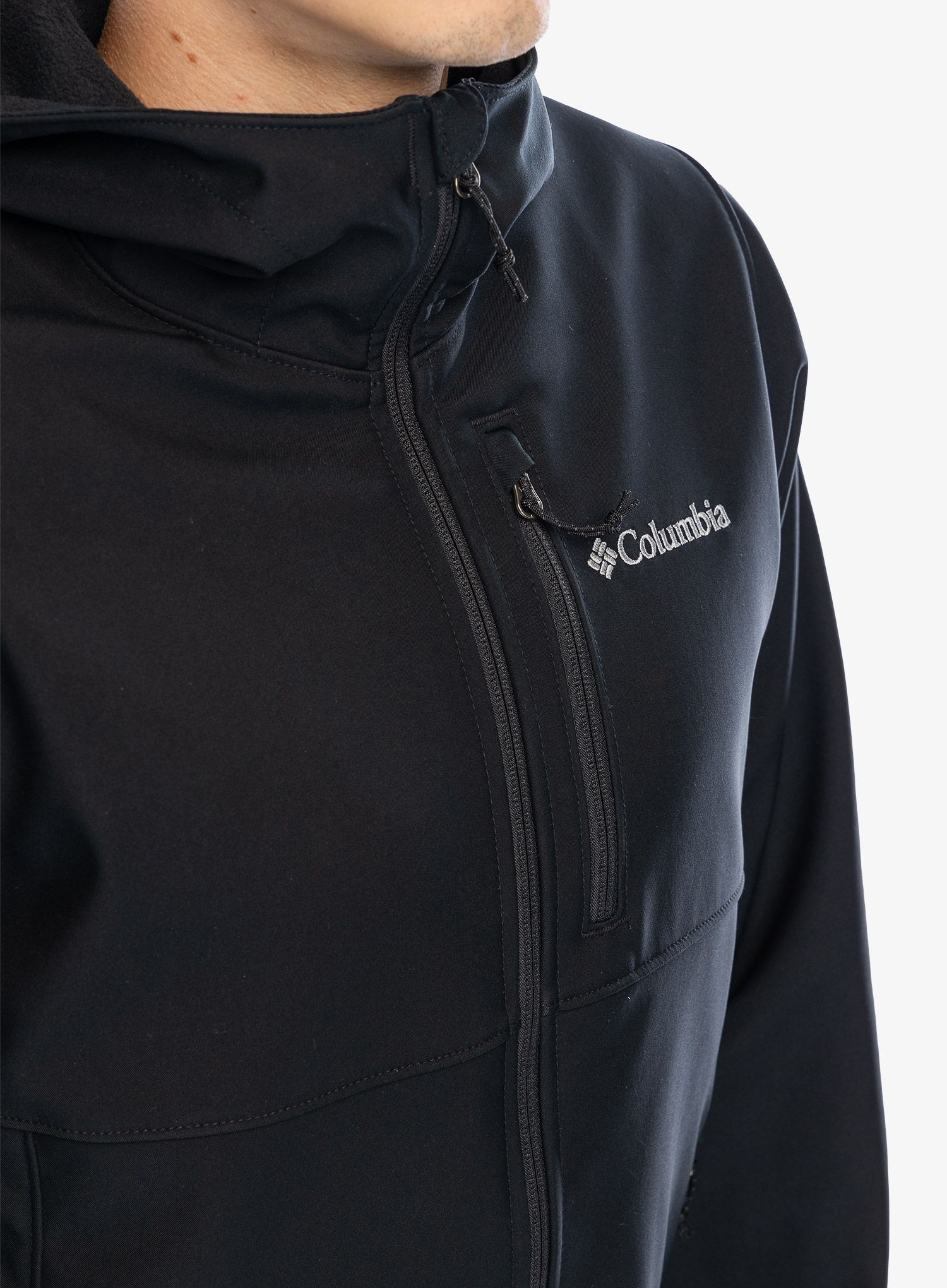 Softshellová bunda Columbia Ascender II Hooded Softshell Jacket - black
