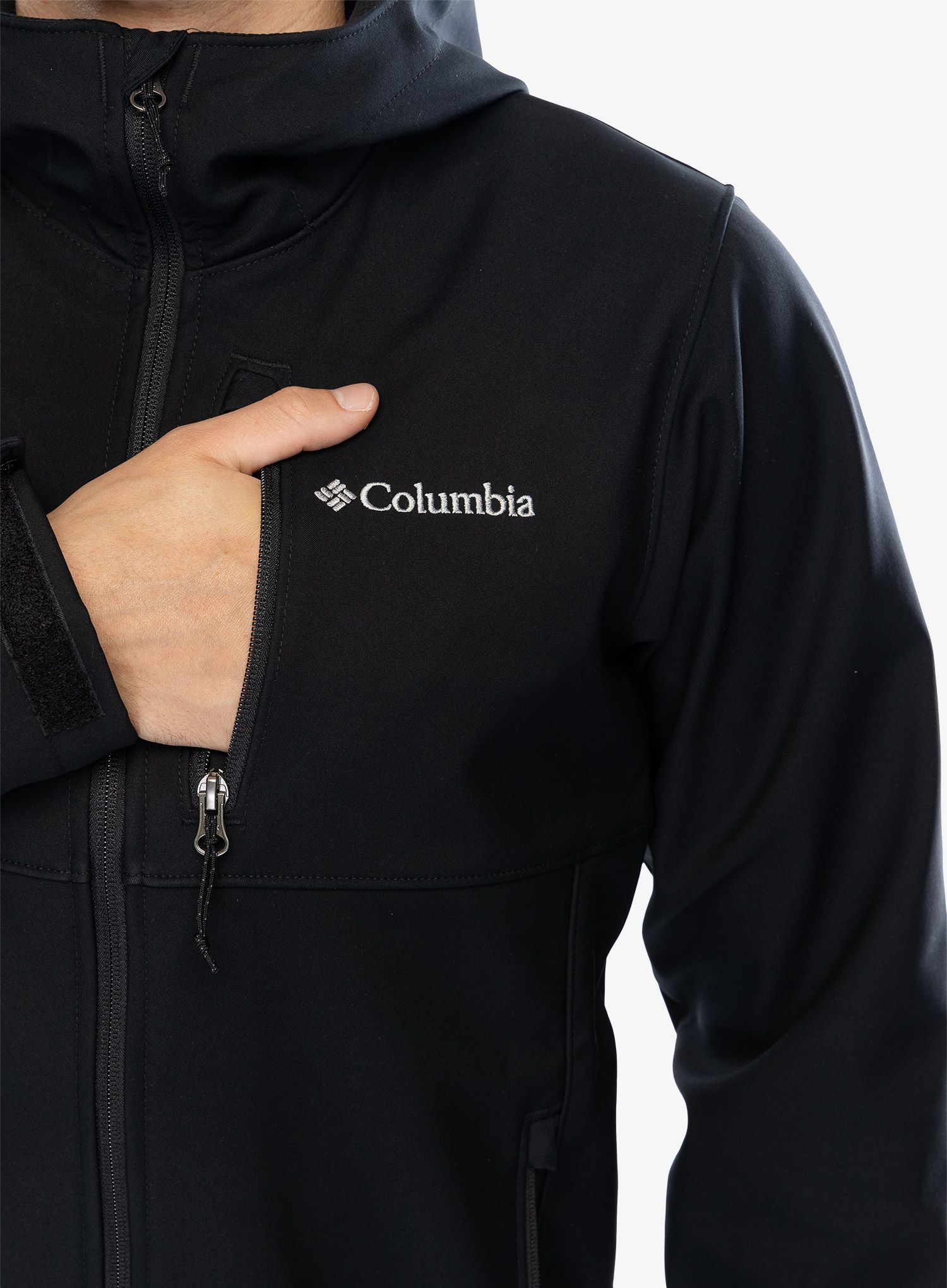 Softshellová bunda Columbia Ascender II Hooded Softshell Jacket - black