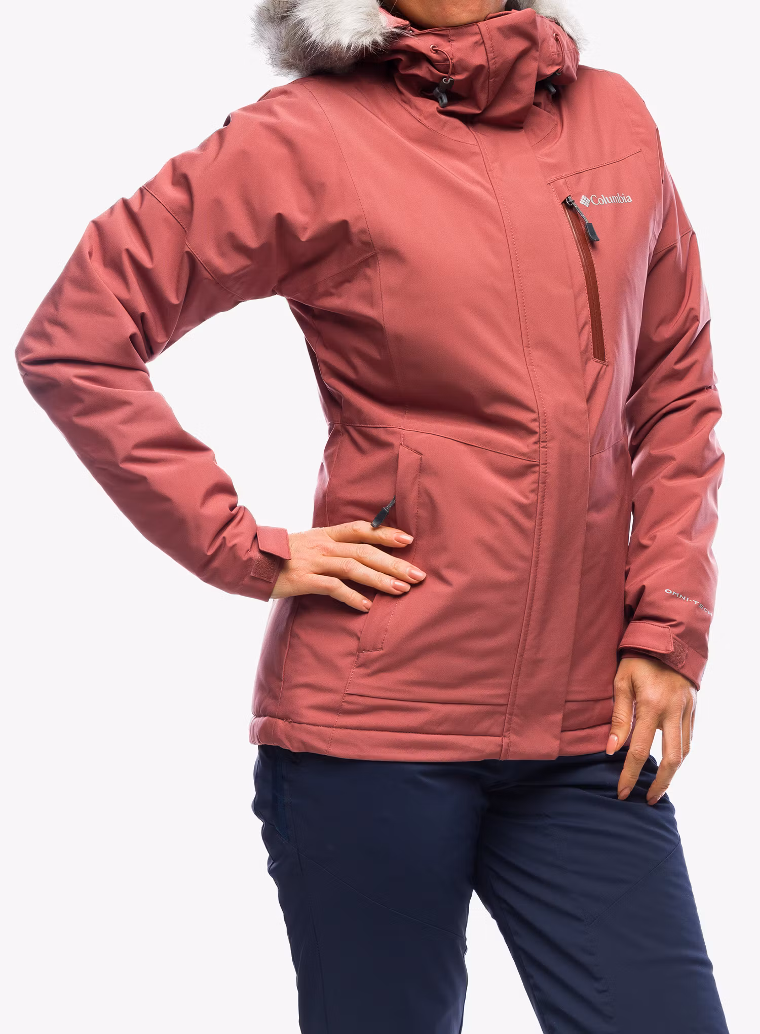Dámská lyžařská bunda Columbia Ava Alpine Insulated Jacket - beetroot
