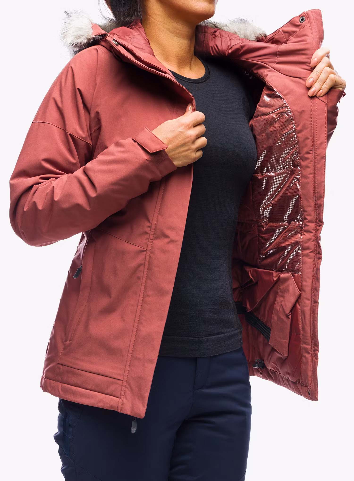 Dámská lyžařská bunda Columbia Ava Alpine Insulated Jacket - beetroot