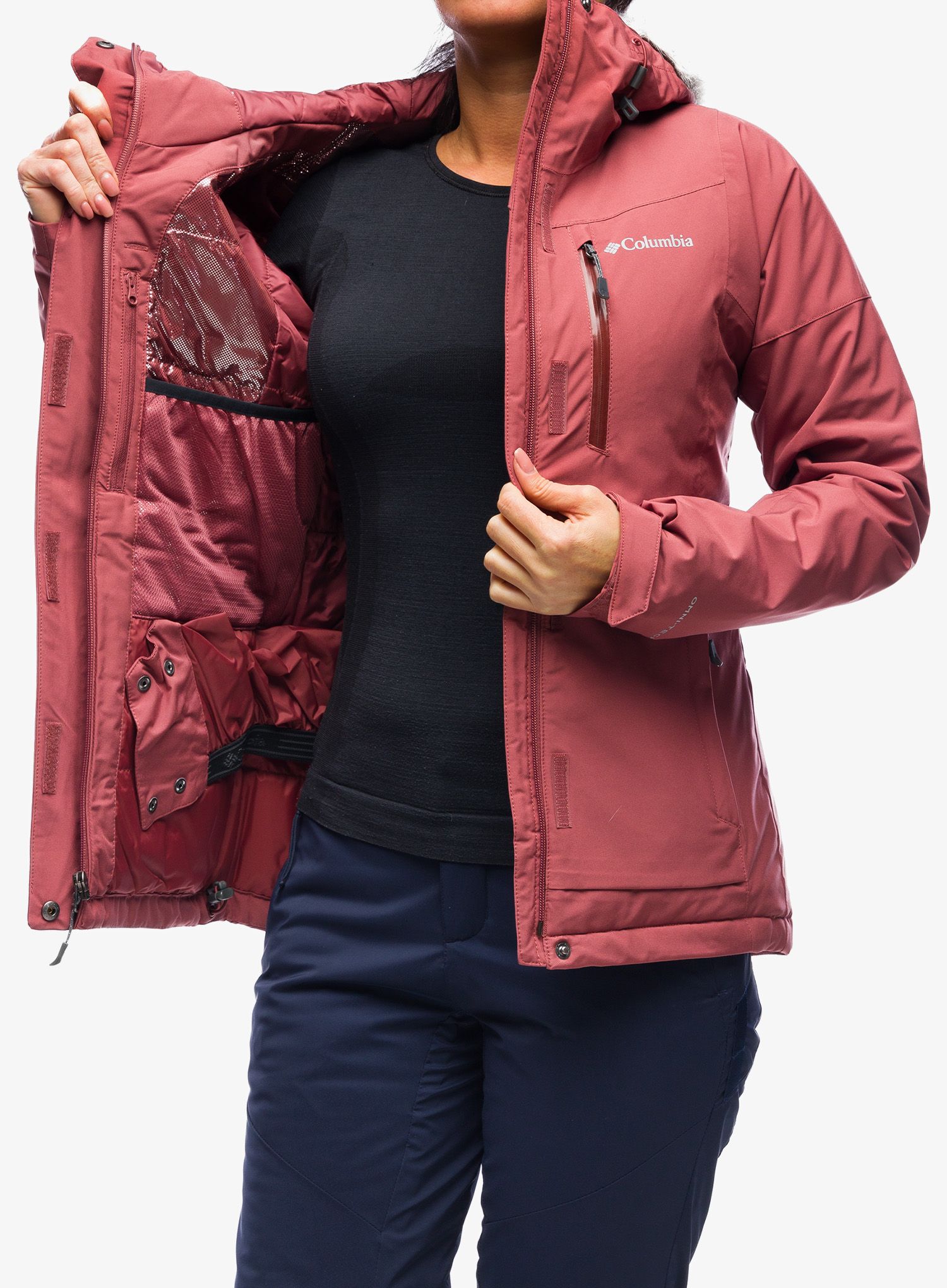Dámská lyžařská bunda Columbia Ava Alpine Insulated Jacket - beetroot